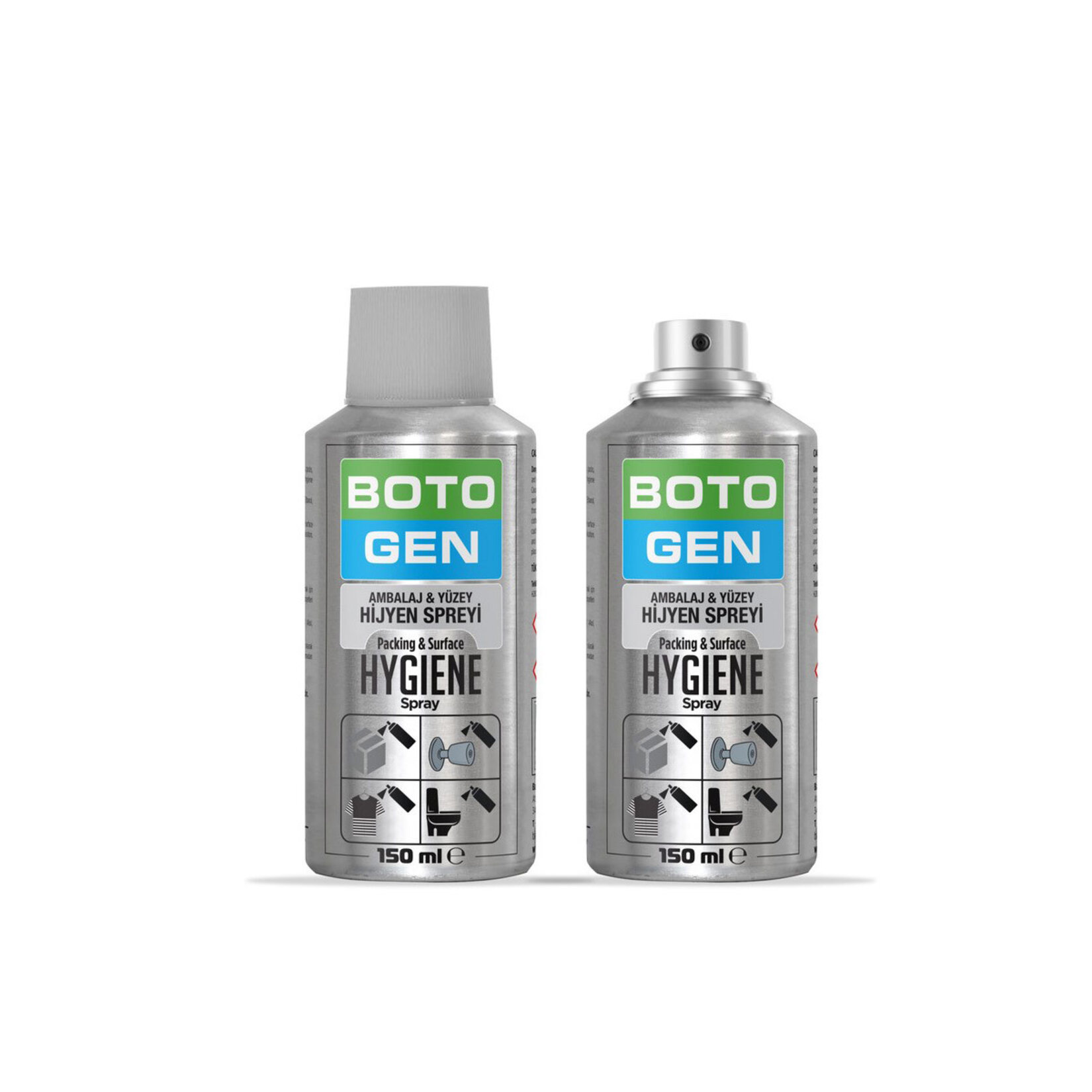 Botogen Ambalaj Ve Yüzey Hijyen Sprey 150 Ml