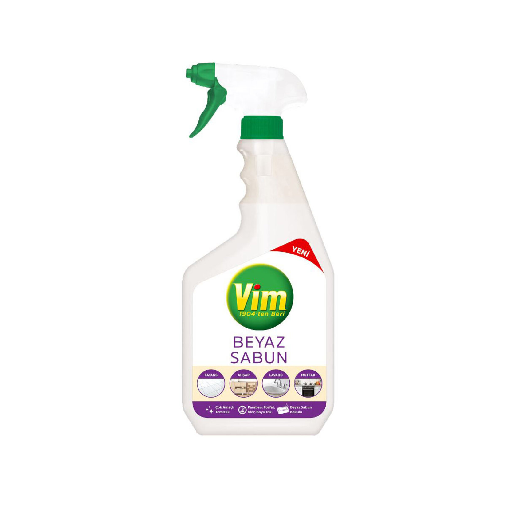 Vim Beyaz Sabun Katkılı Çok Amaçlı Sprey 750 Ml