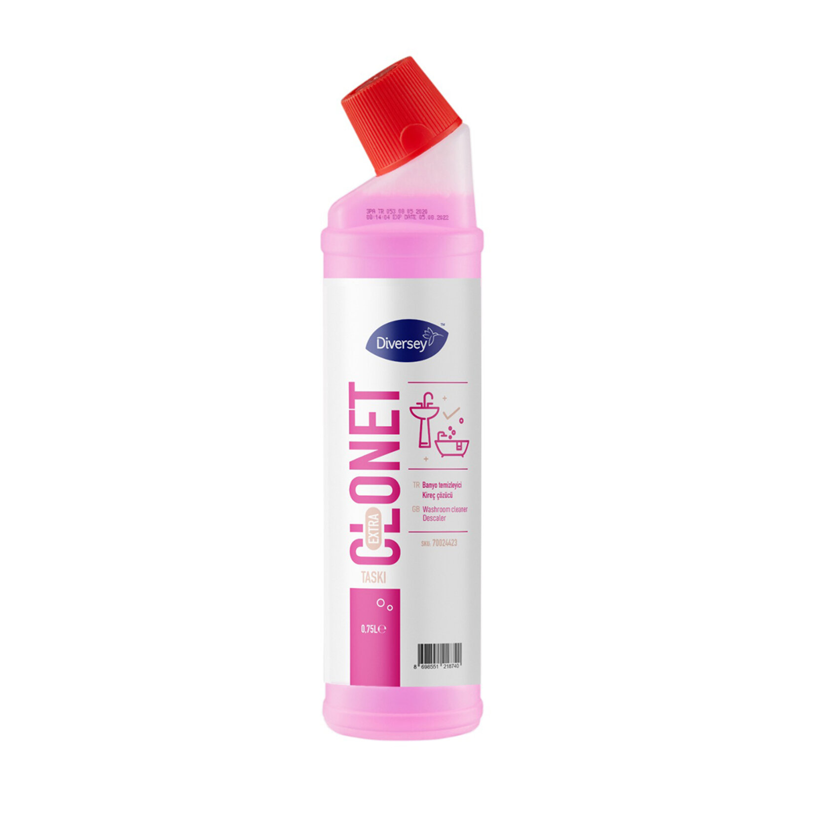Diversey Clonet Ext. Banyo Temizleyici Kireç Çözücü 750Ml