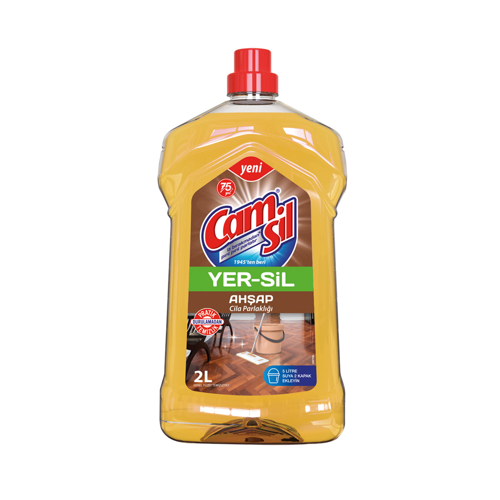 Camsil Yersil Ahşap Temizleyici 2 L