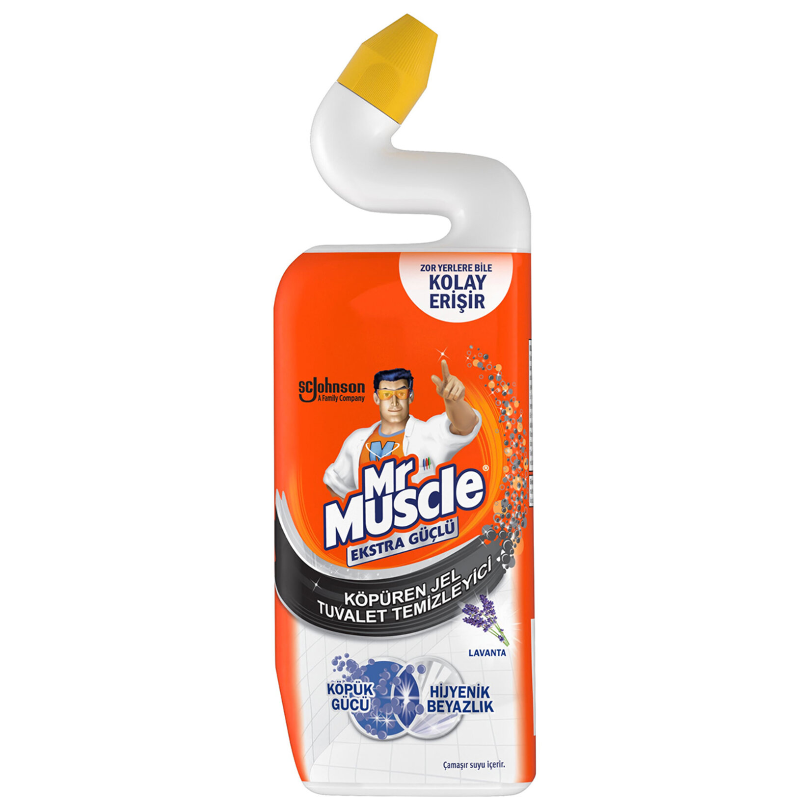 Mr Muscle Köpüren Jel Tuvalet Temi.Lavanta 750 Ml