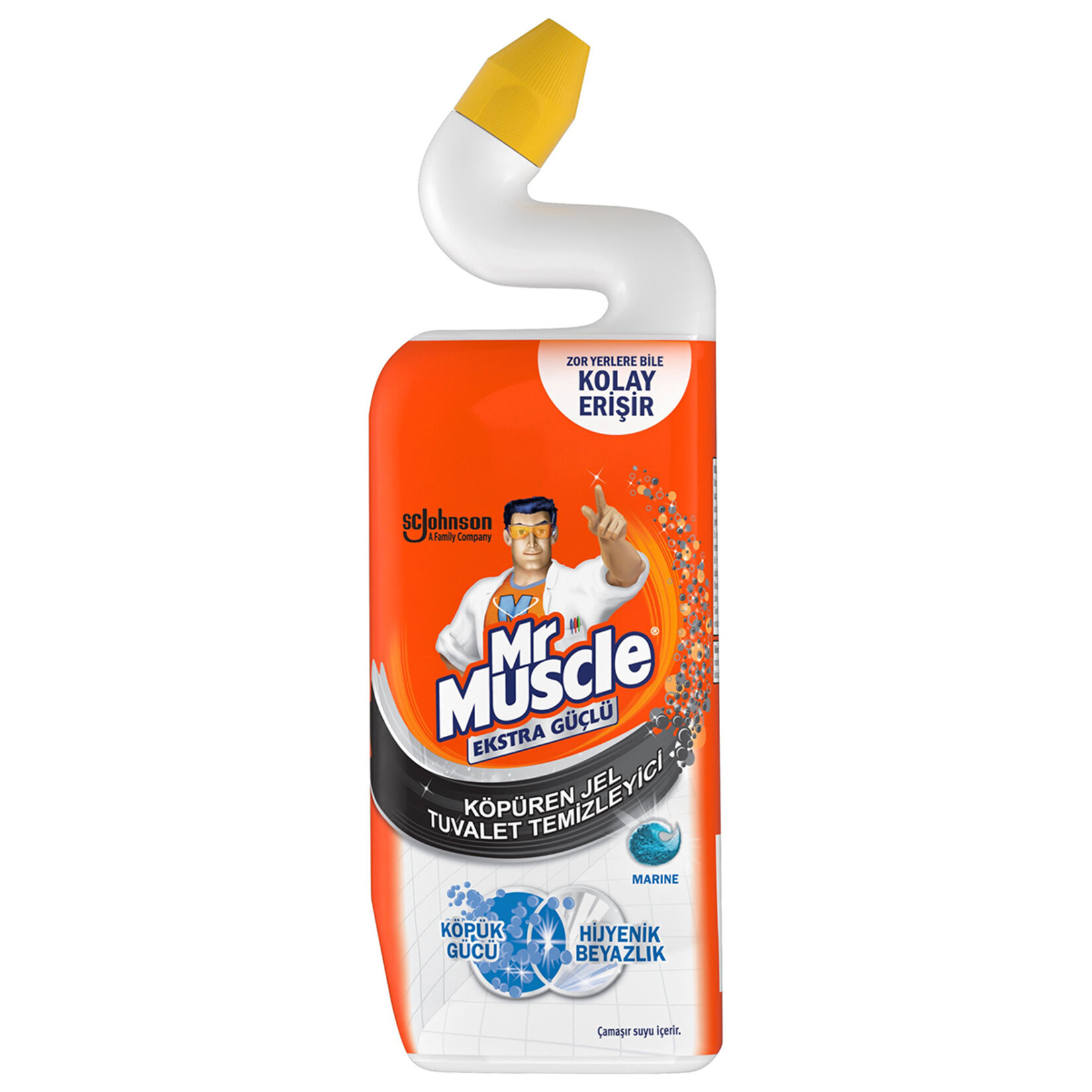 Mr Muscle Köpüren Jel Tuvalet Temizle.Marine 750Ml