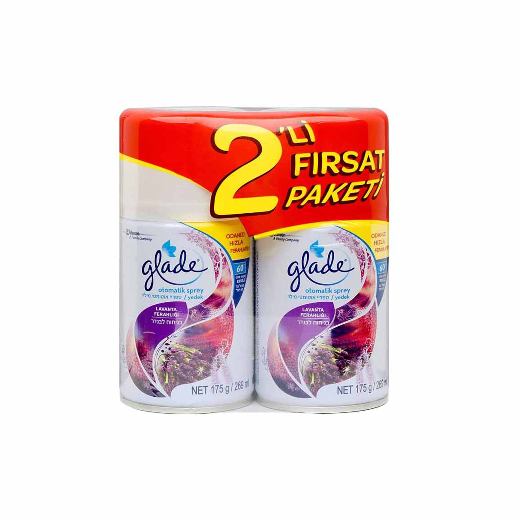 Glade Otomatık Sprey Yedek 2'Li Lavanta Ferahlığı