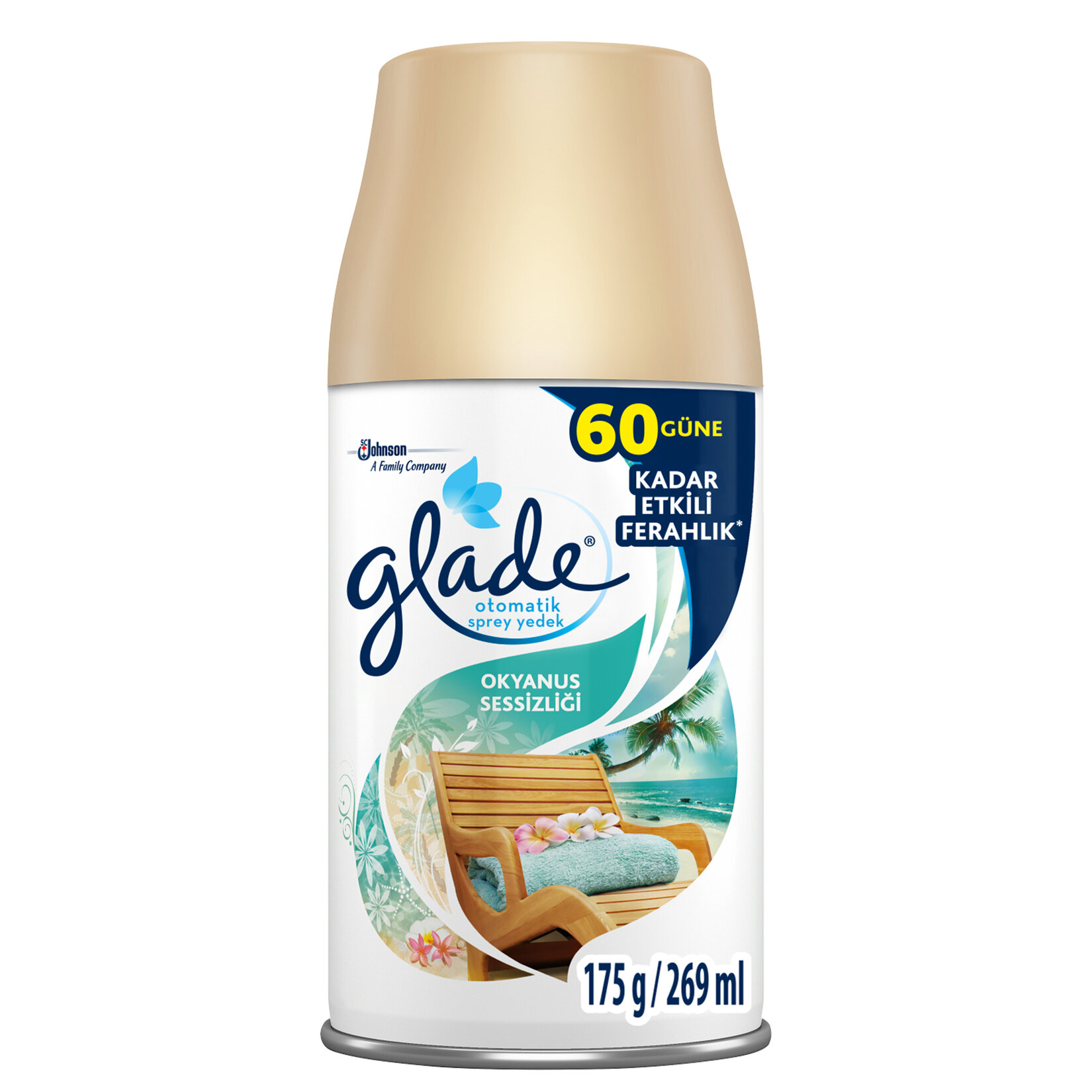 Glade Otomatik Sprey Yedek Okyanus veya Tropikal 269ml