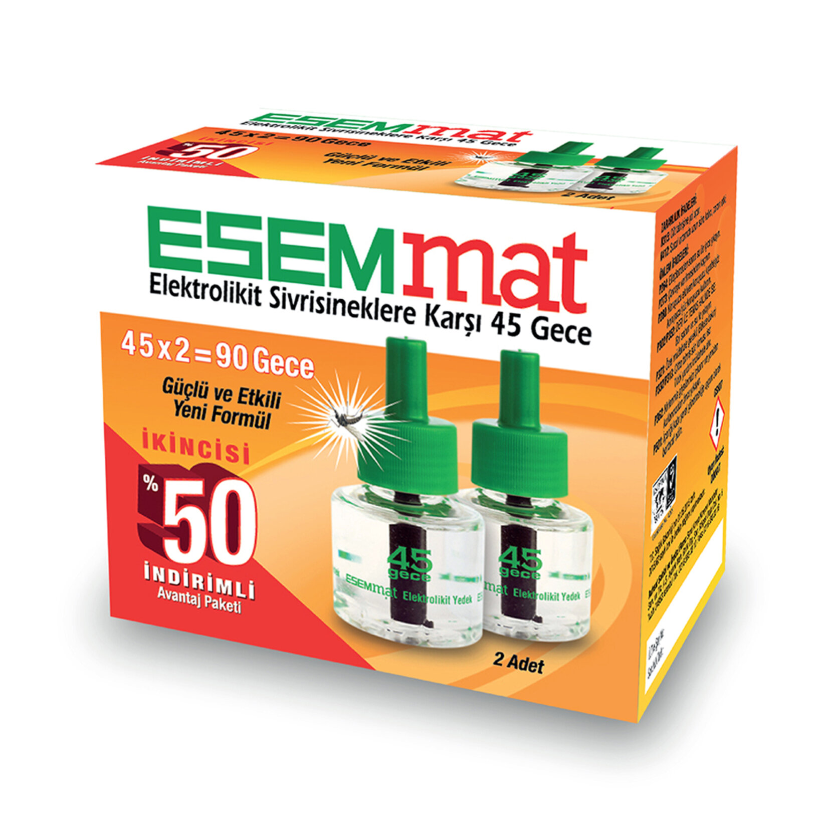 Esemmat Elektrolikit Yedek 90 Gece Promo Paket