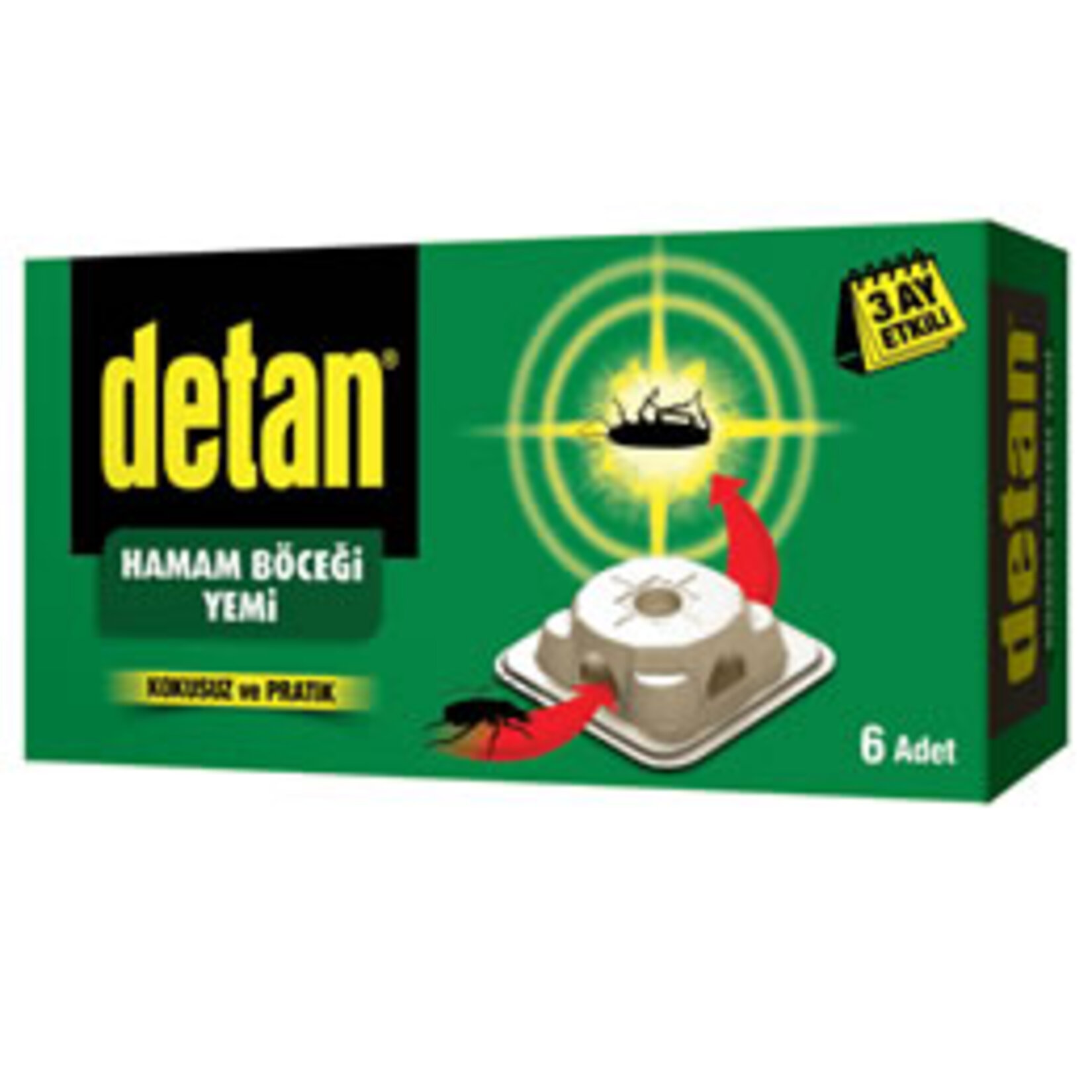 Detan Böcek Yemi 6 Adet