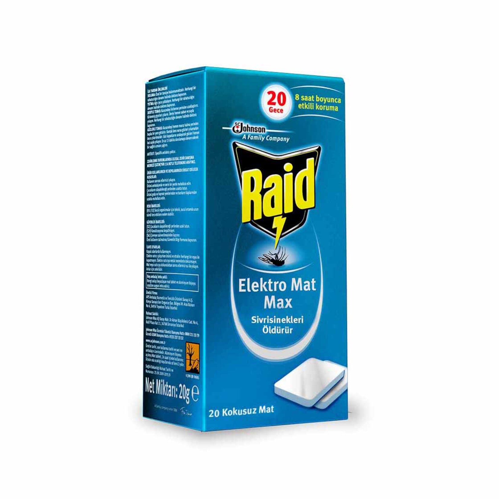 Raid Elektro Mat Max Yedek Tablet