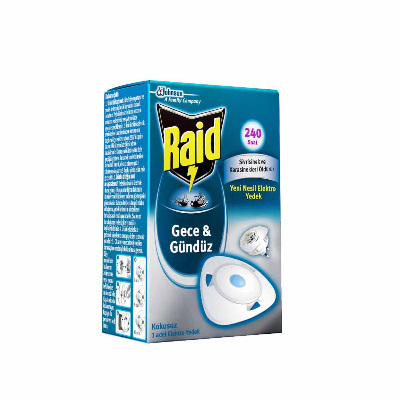 Raid Gece & Gündüz Elektro Yedek