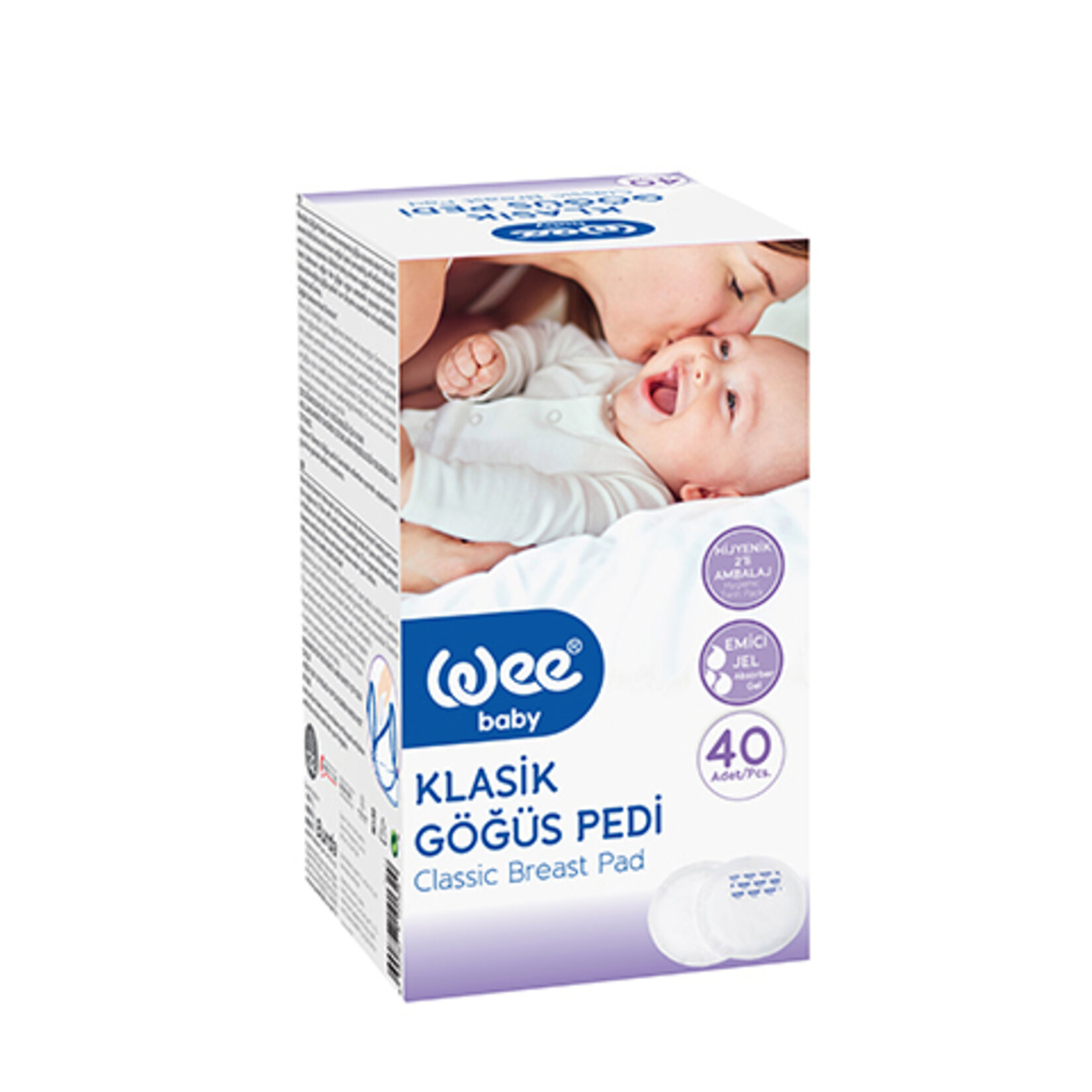 Wee Baby Klasik Göğüs Pedi 40'lı