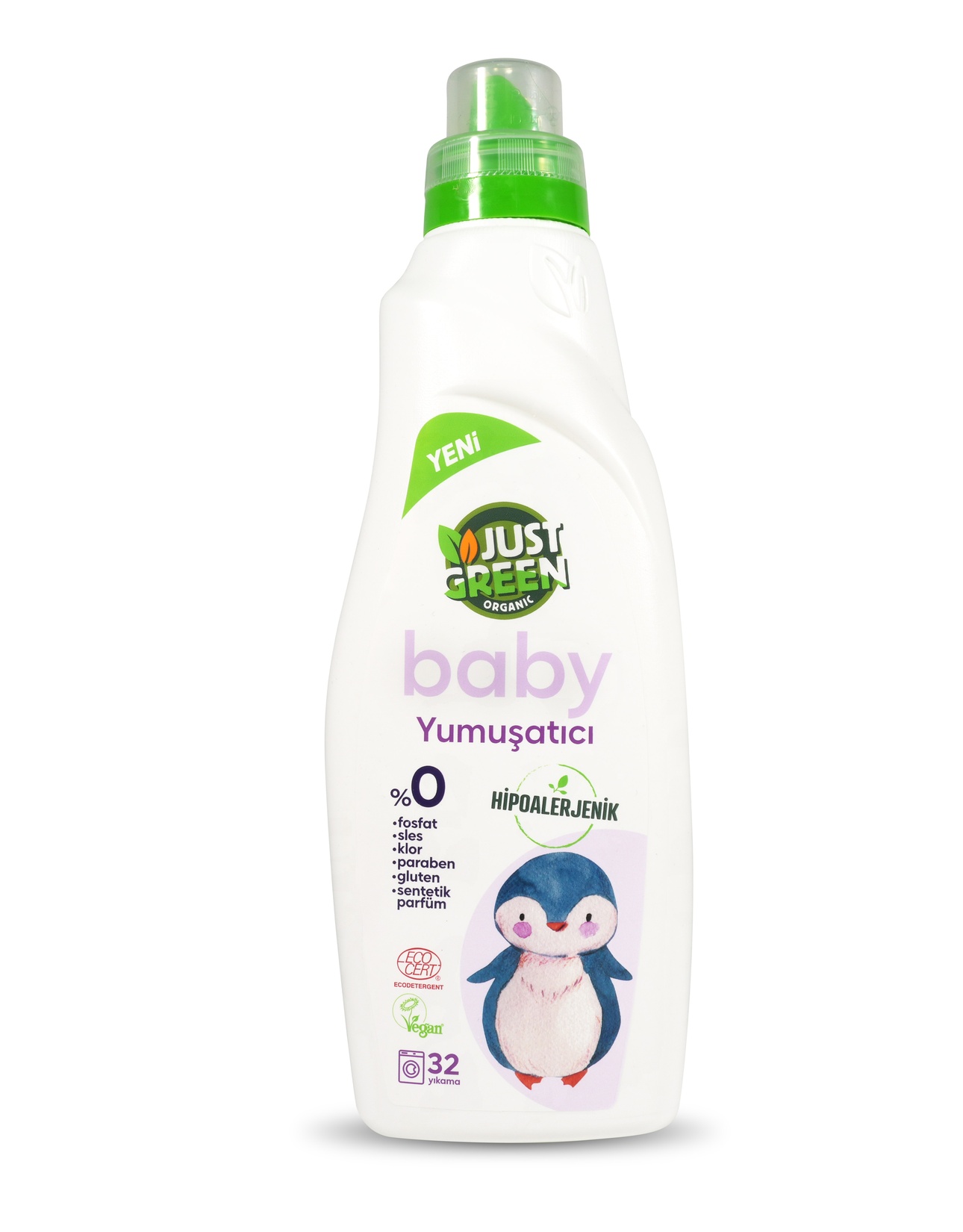 Just Green Baby Organic Çamaşır Yumuşatıcı 1000 Ml