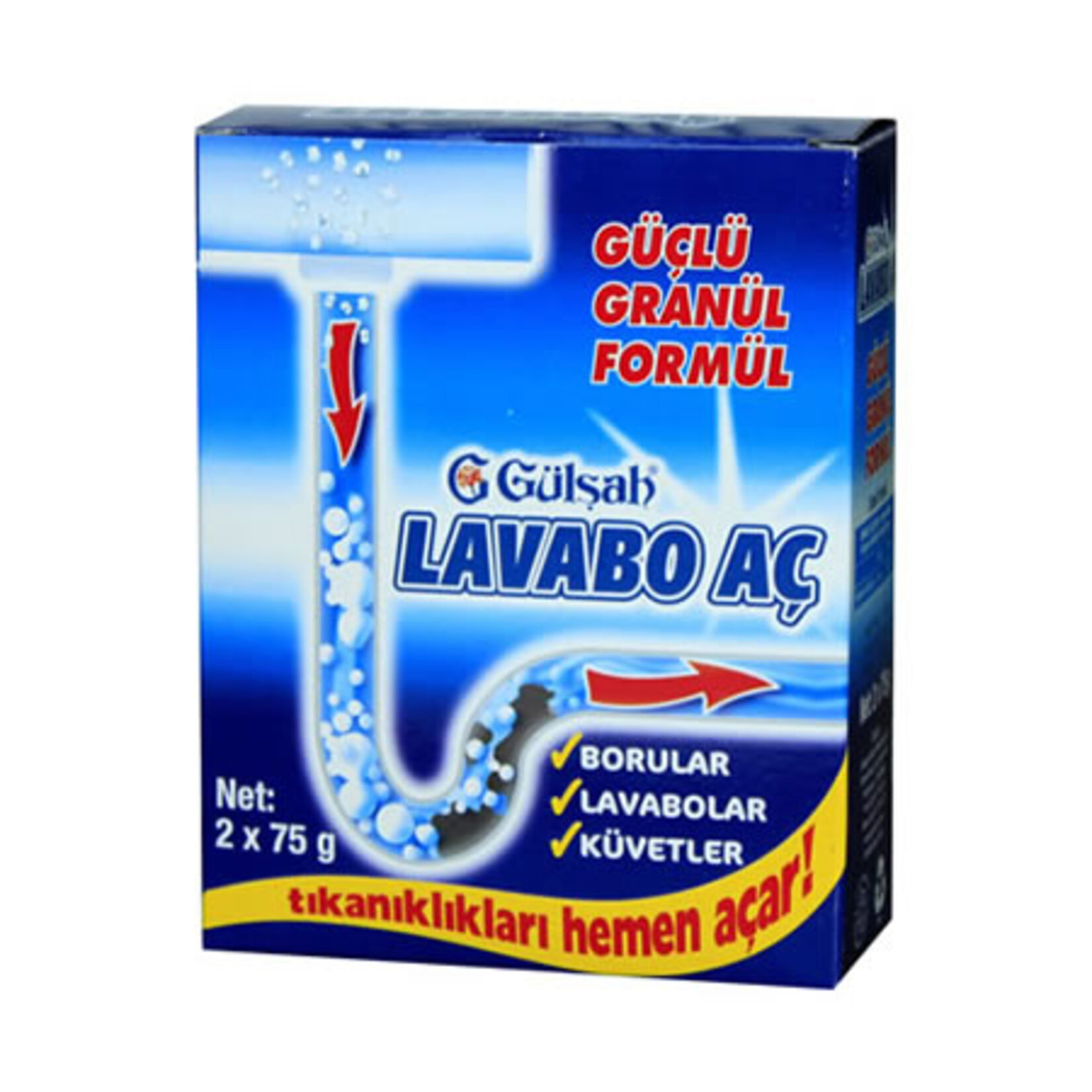 Gülşah Lavabo Açıcı 2X75 G