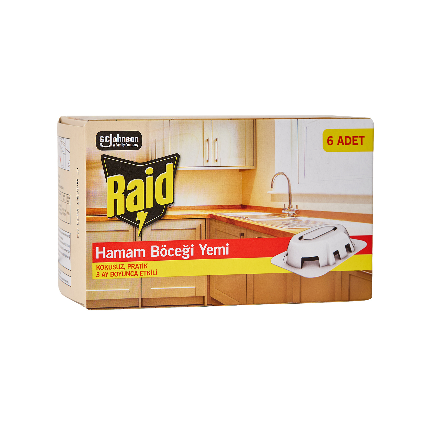 Raid Hamam Böceği Yemi 6 x 2.5 G