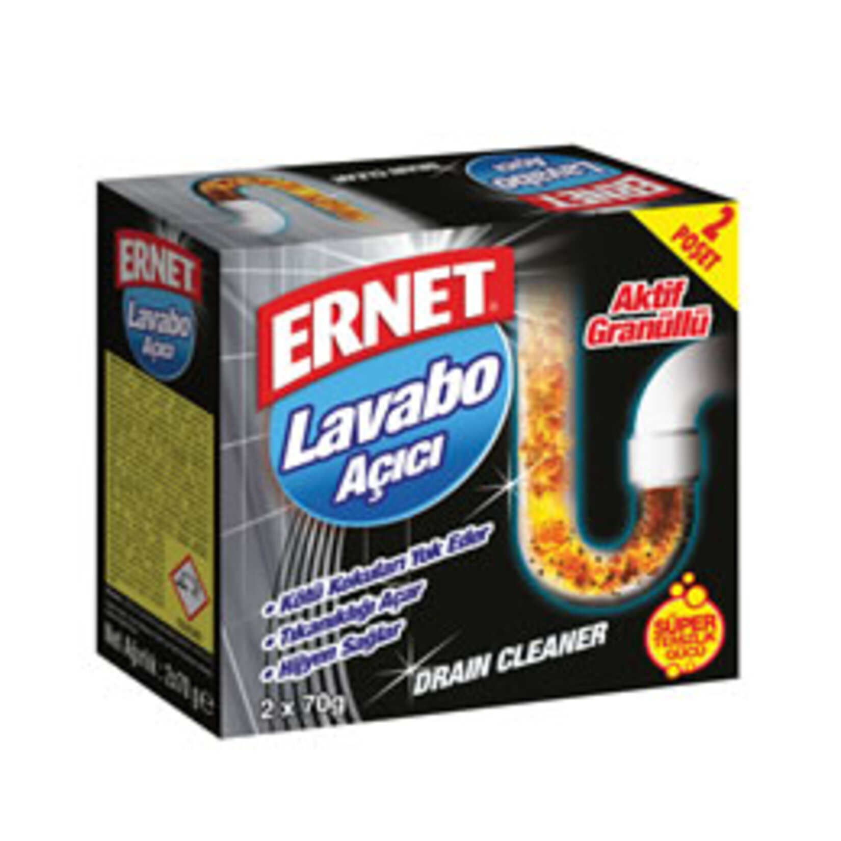 Ernet Lavabo Açıcı 2X70 G