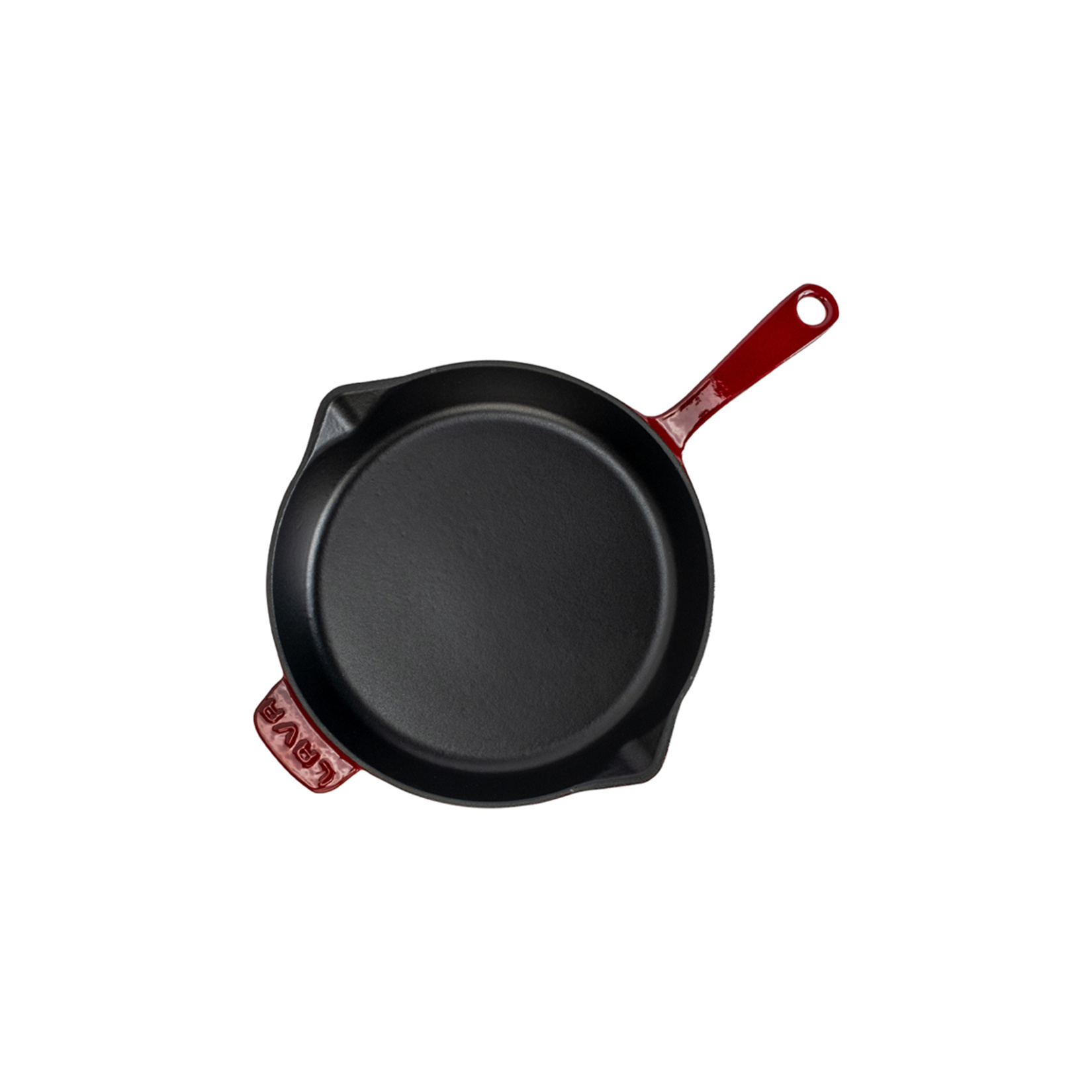 Lava Döküm Yuvarlak Kızartma Tavası 28 Cm Bordo
