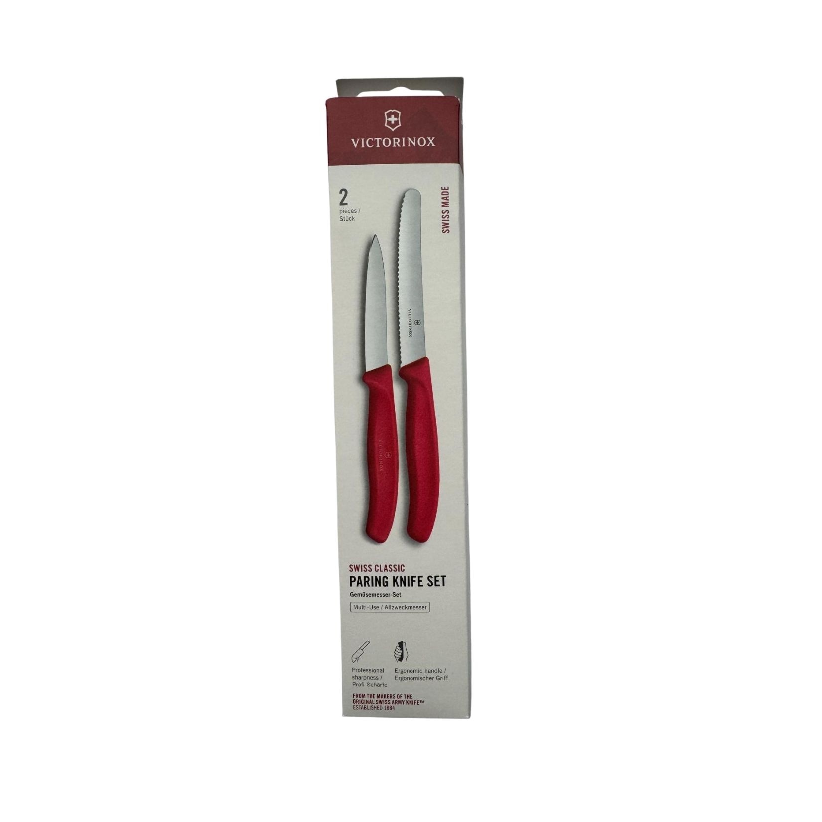 Victorinox Swiss Classic 2'li Bıçak Set Kırmızı