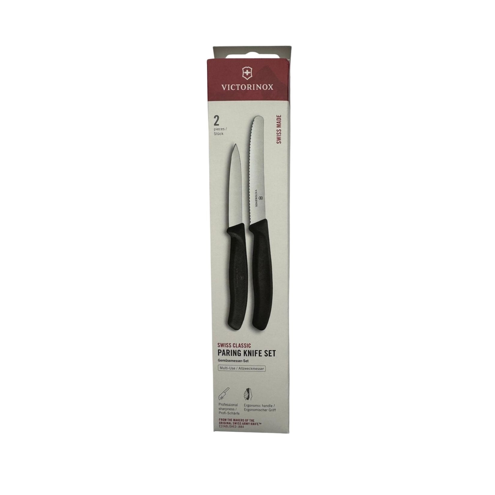 Victorinox Swiss Classic 2'li Bıçak Set Siyah