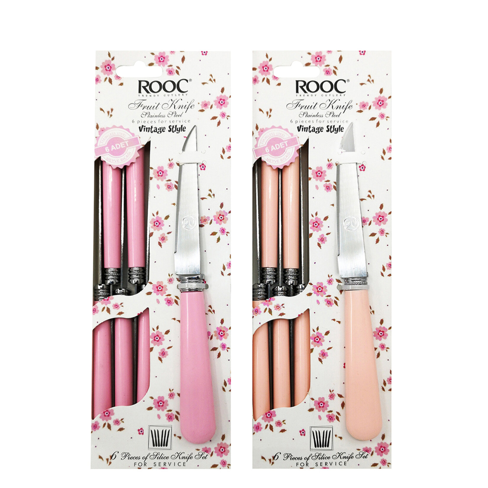 Rooc Lüks 6'lı Meyve Bıçağı