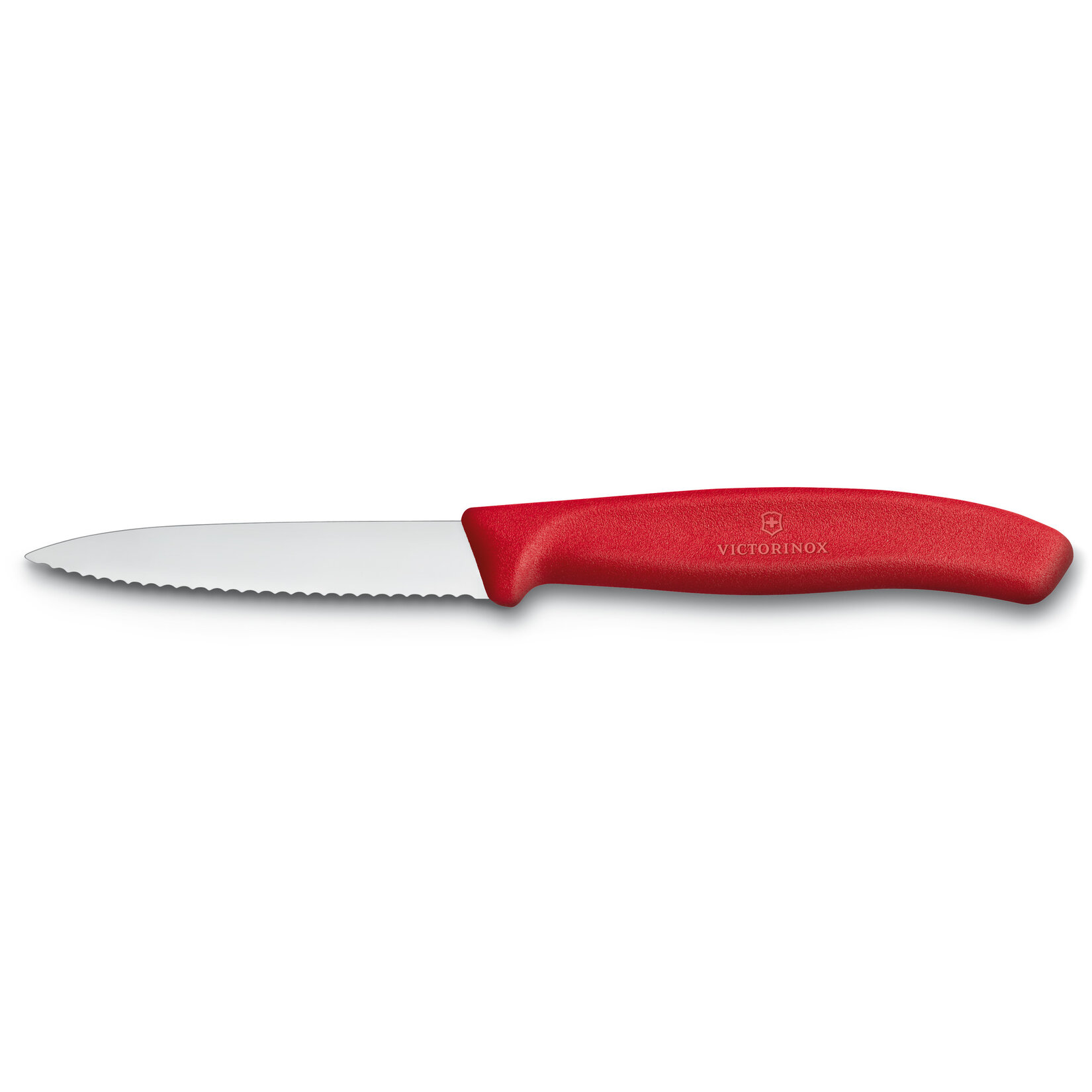 Victorinox Kırmızı 8 Cm Tırtıklı Soyma Bıçağı