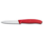 Victorinox Kırmızı 8 Cm Tırtıklı Soyma Bıçağı