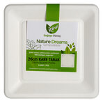 Roll-up Nature Dreams 6Lı Kare Tabak 26Cm