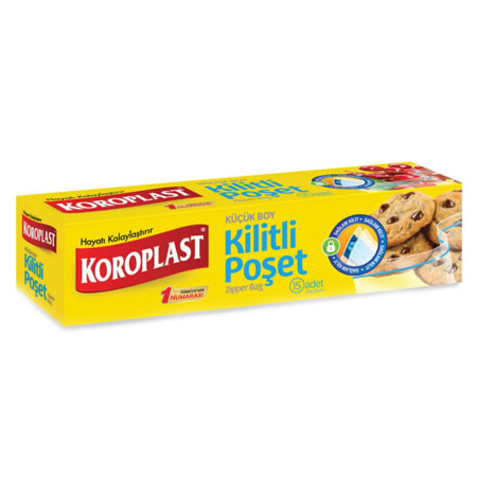 Koroplast Kilitli Buzdolabı Poşeti Baskısız