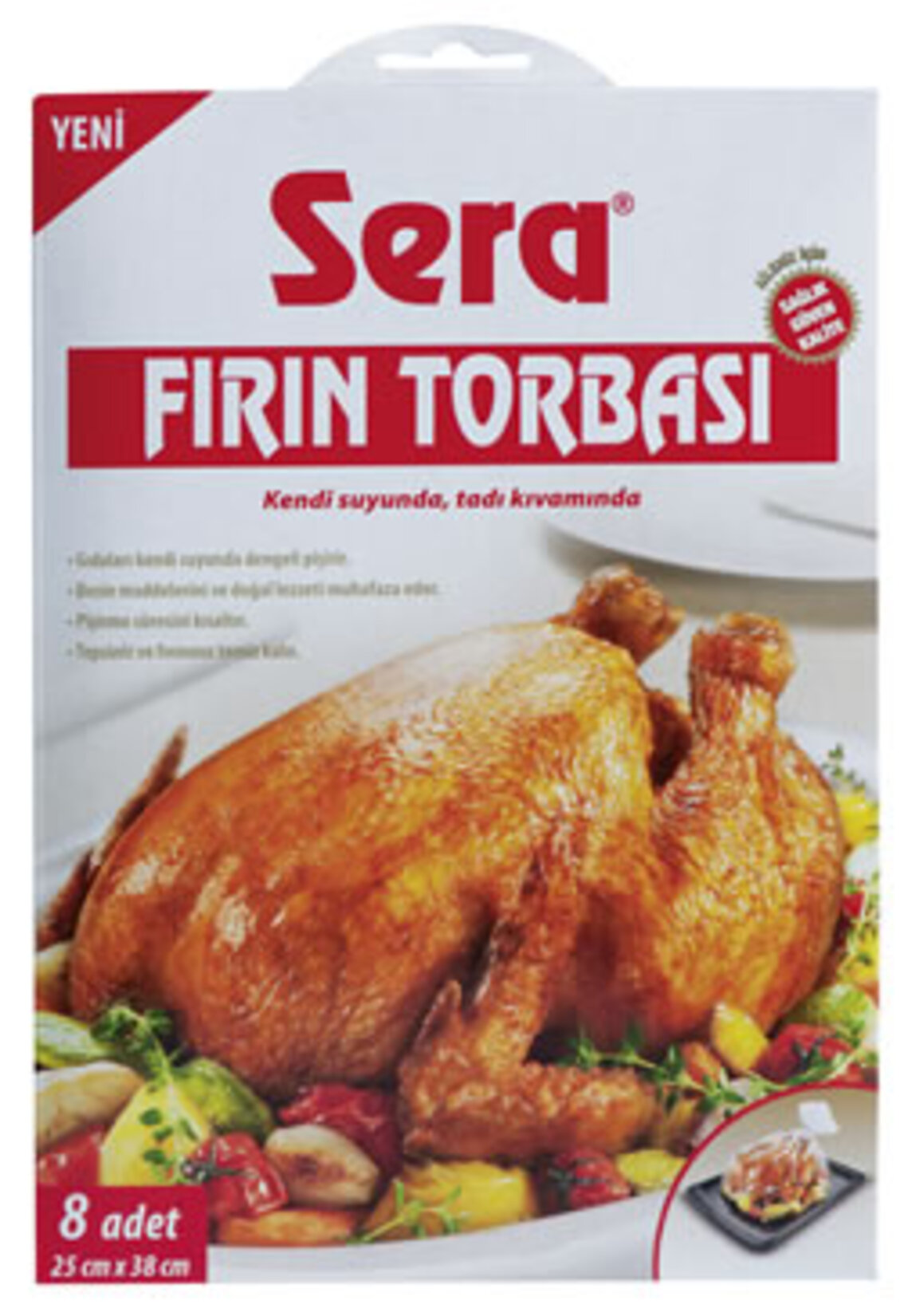 Sera Fırın Torbası 8'Li 25X38 Cm
