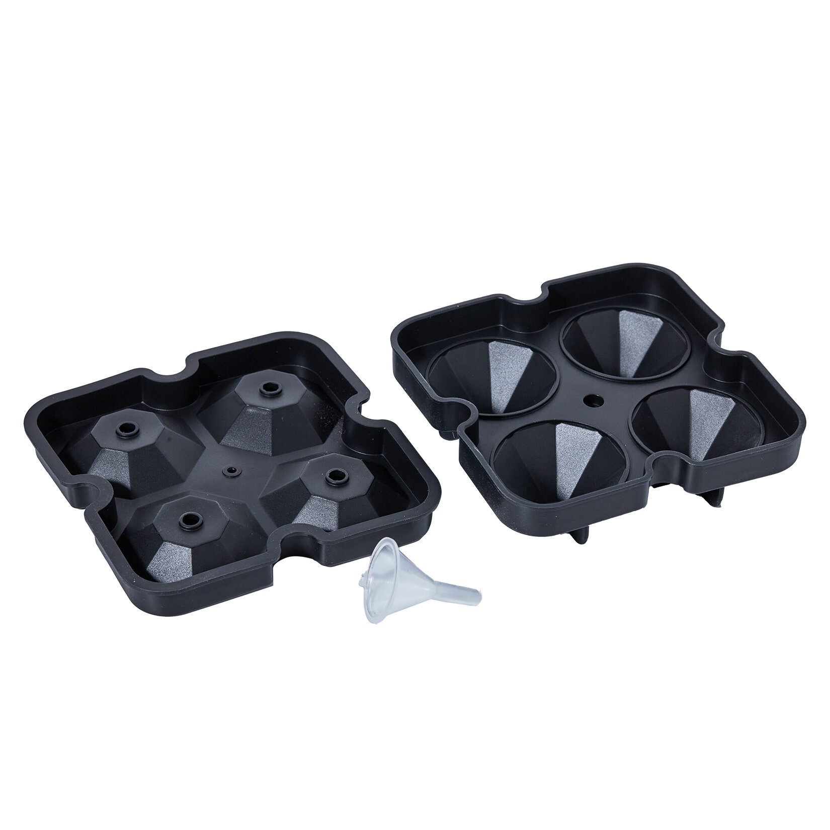 Epinox 4'lü Elmas Silikon Buz Kalıbı 44*44*38 Mm