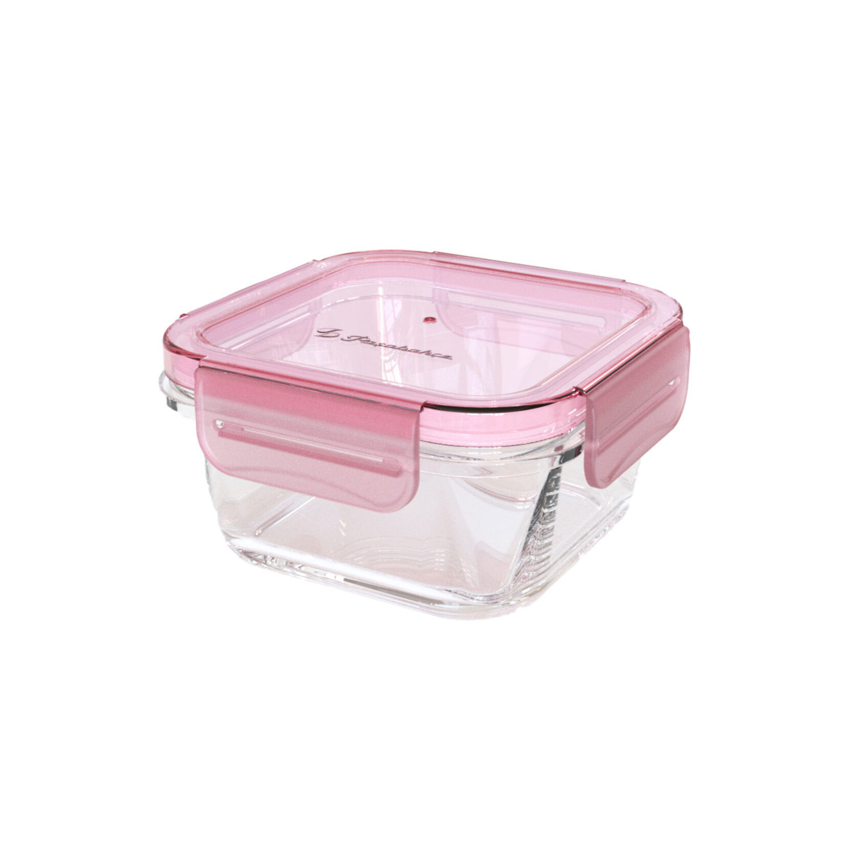 Paşabahçe Lockie&Lock Kare Saklama Kabı 355Cc Pembe