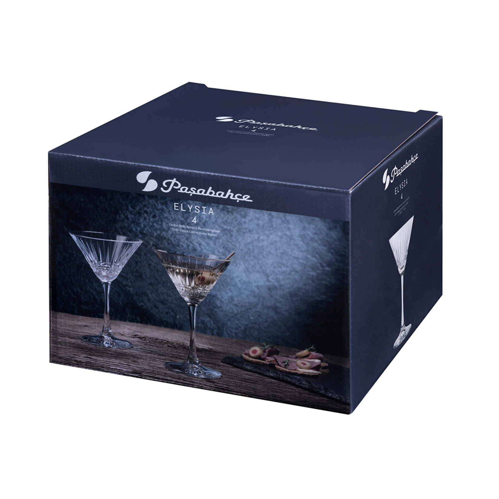 Paşabahçe Elysıa Kokteyl Kadehi 220 Cc 4Lü