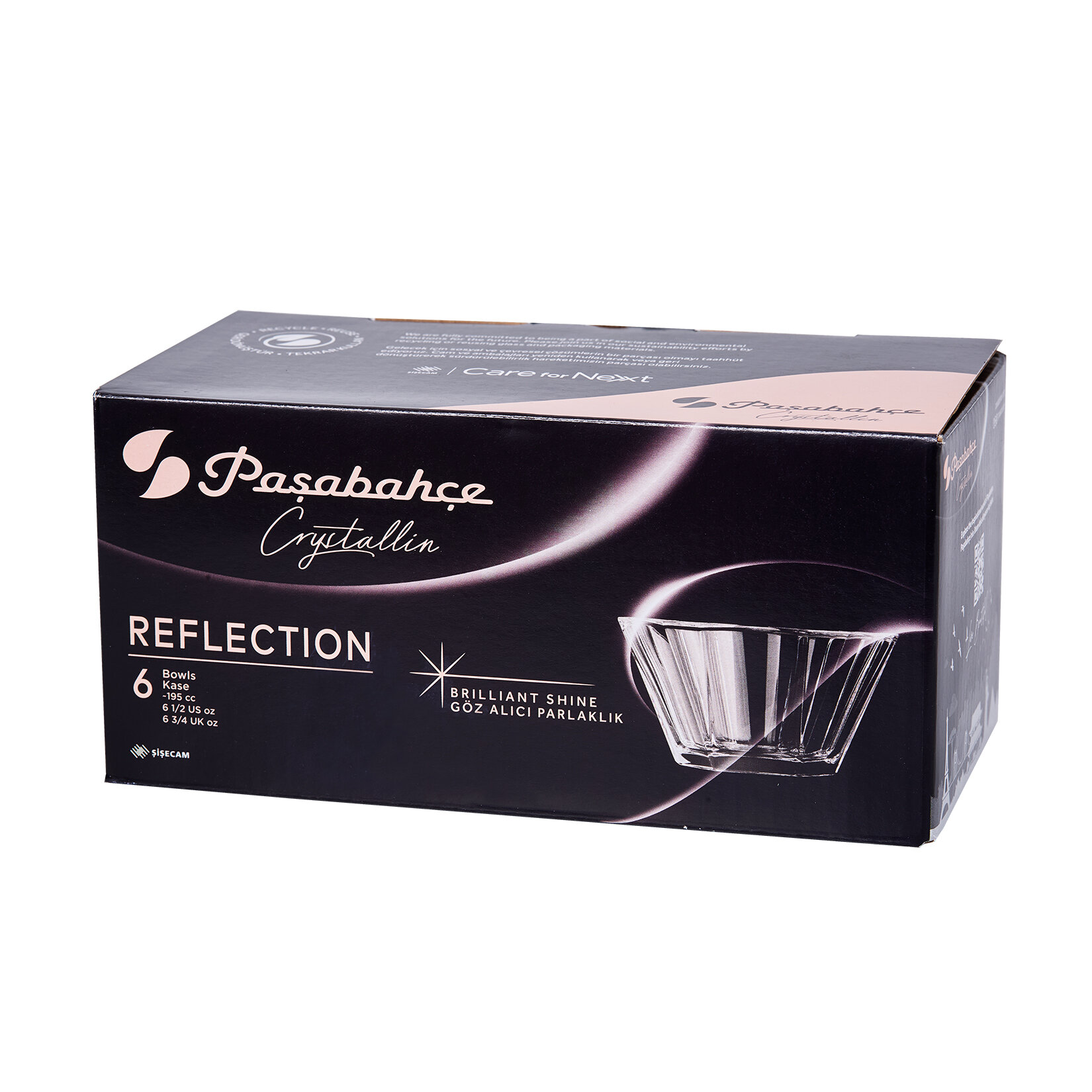 Paşabahçe Kristalin Reflection Kase 6'lı 56Cc
