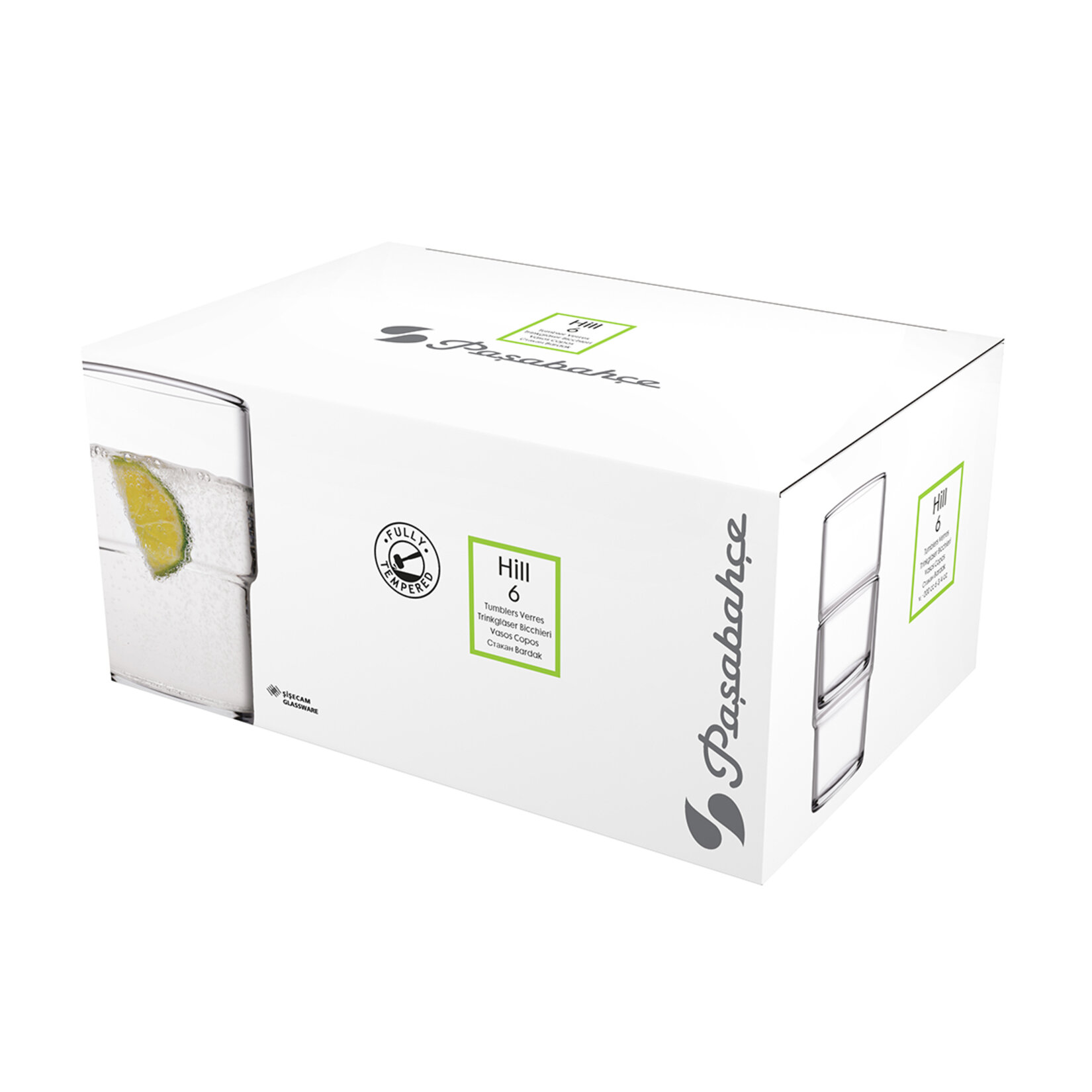 Paşabahçe Hill 3'lü Su Bardağı 200 Cc