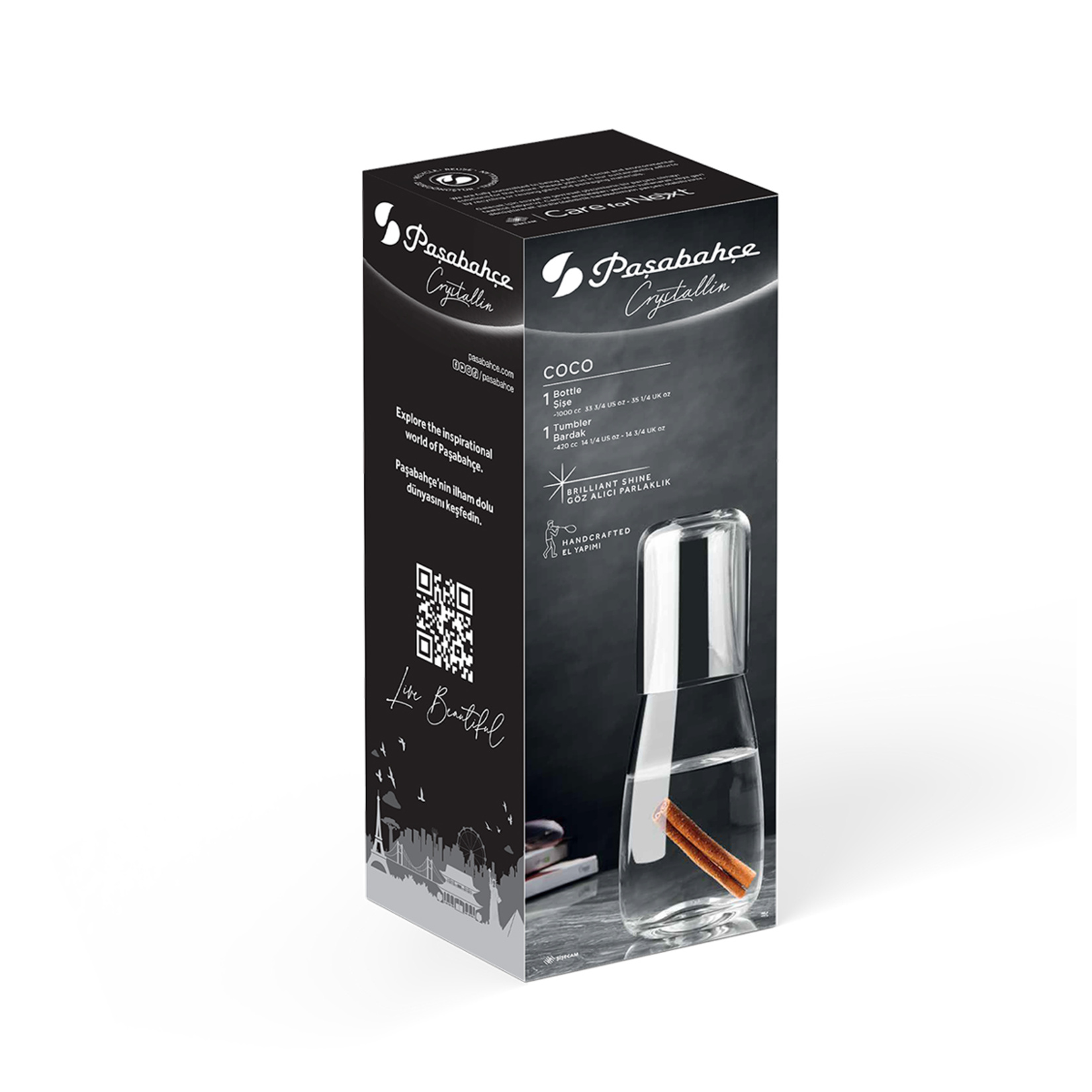 Paşabahçe Coco Şişe + Bardak Takımı