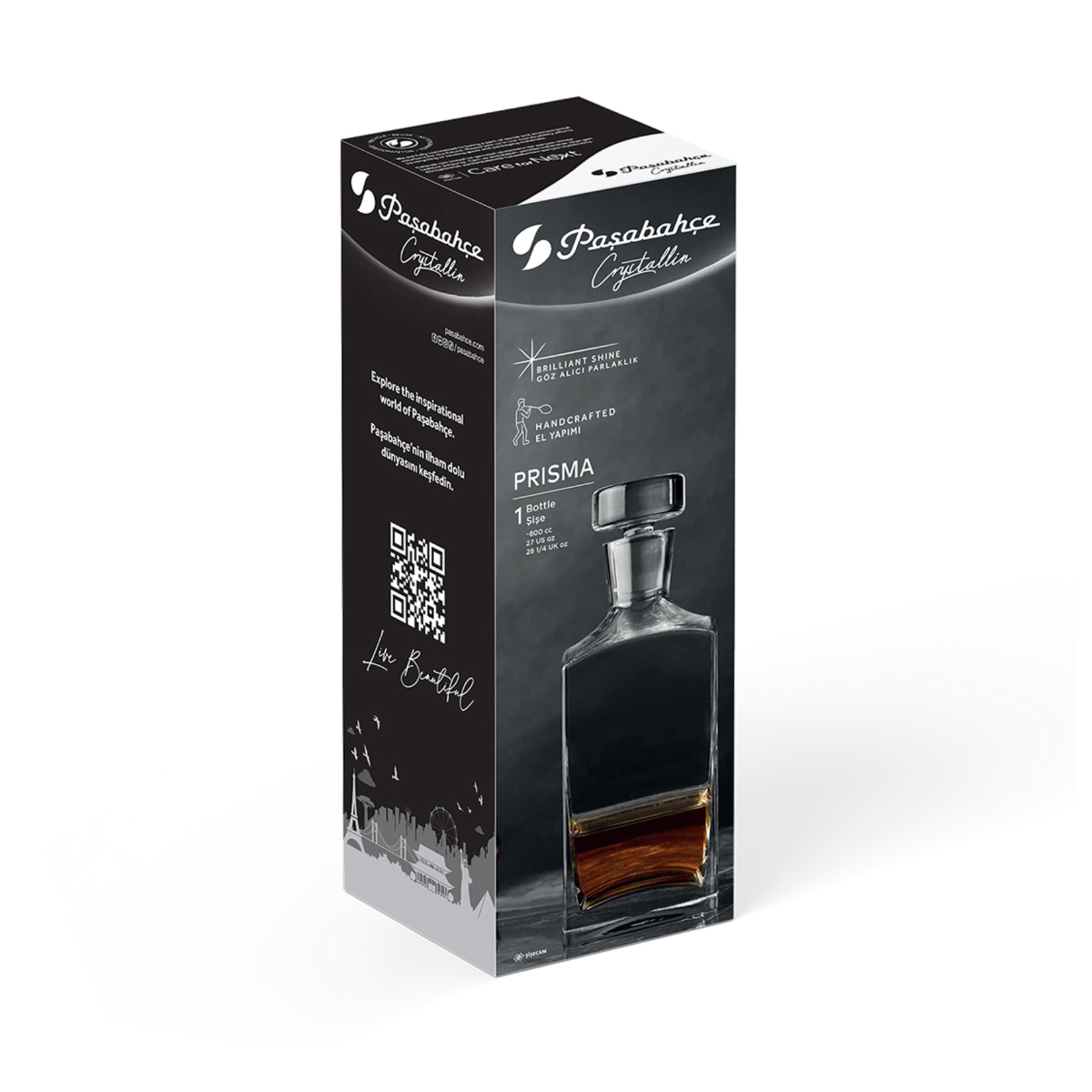 Paşabahçe Prisma Kapaklı Şişe