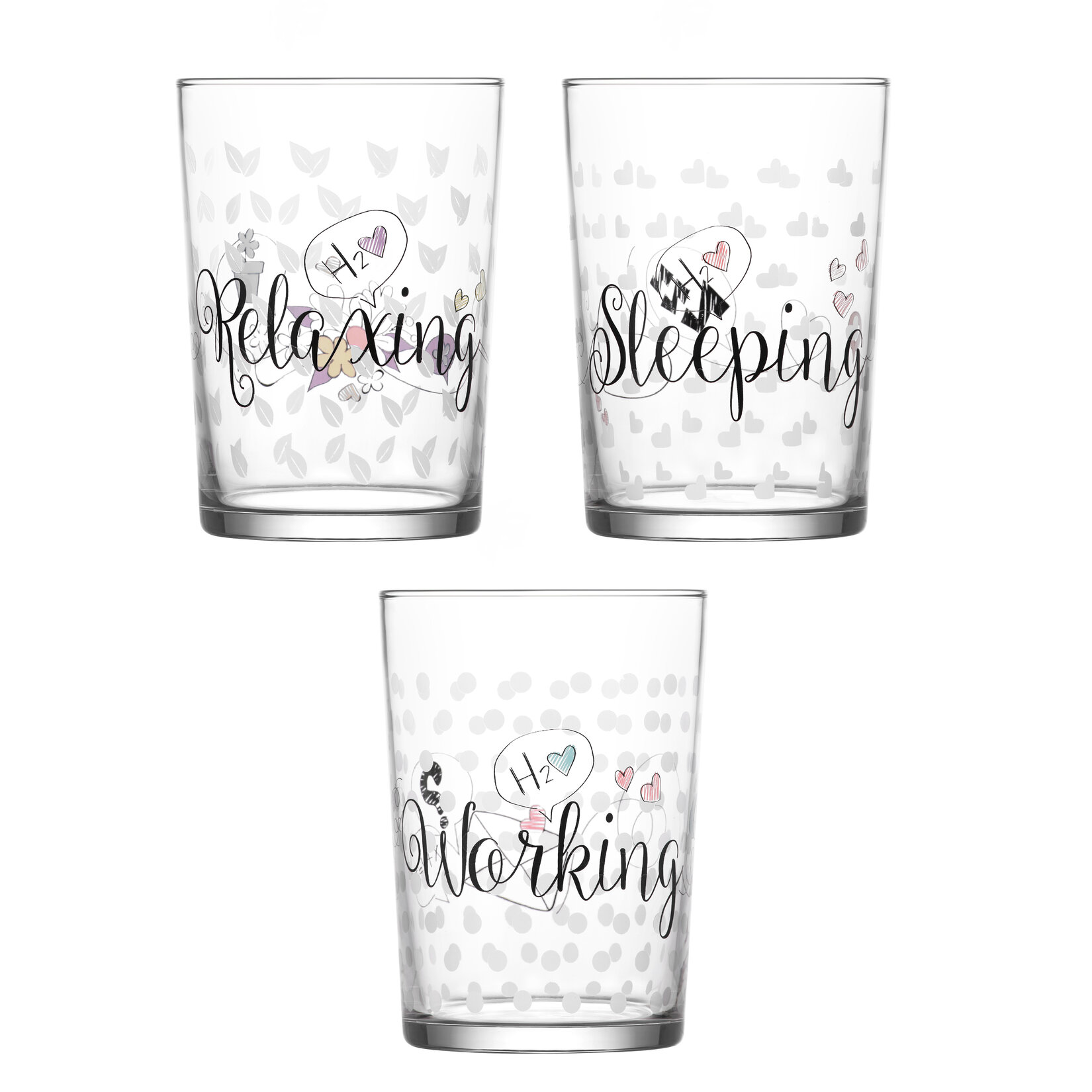 Lav Keops Uzun Meşrubat Bardağı 460Cc 3'lü