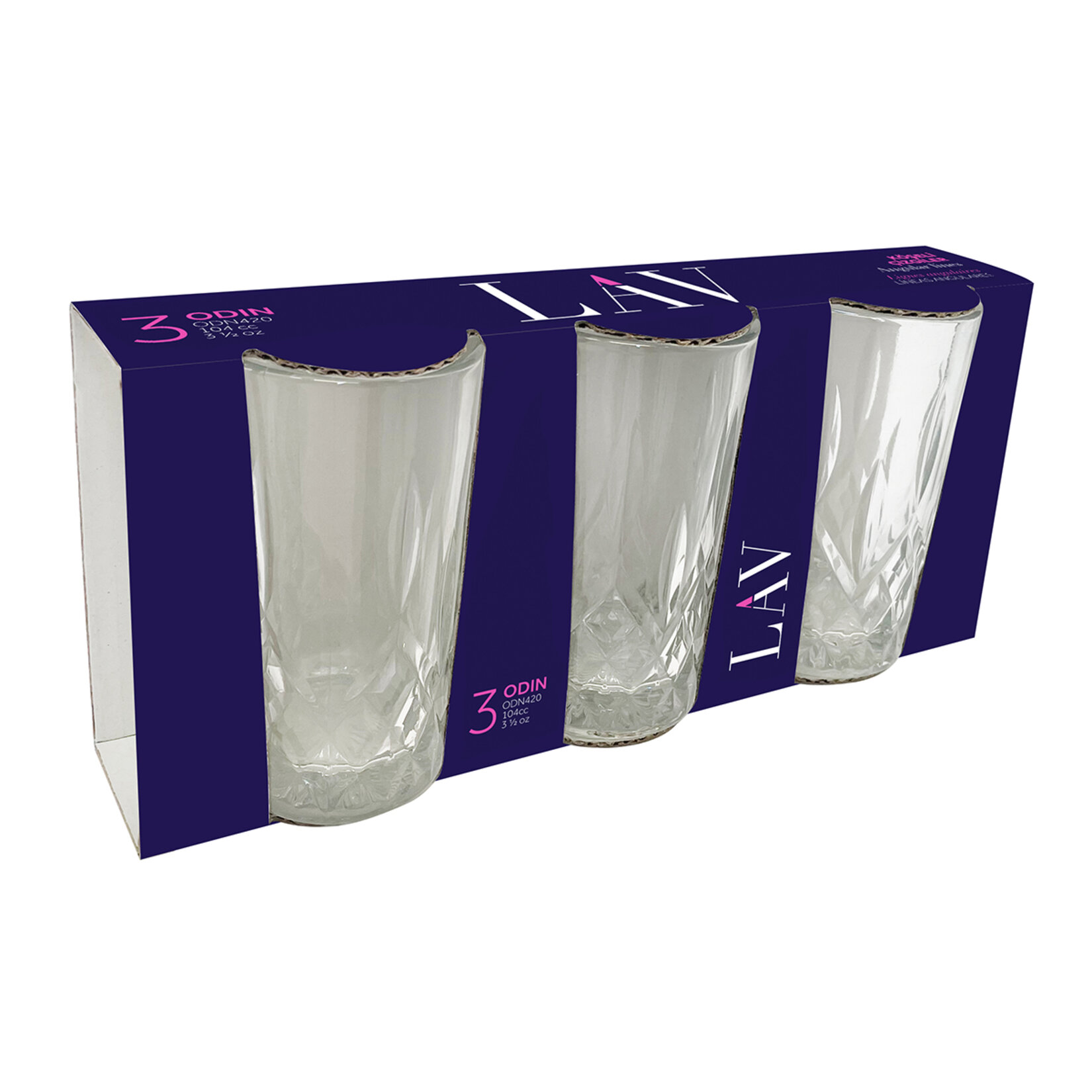 Lav Odin Kahve Yanı Su Bardağı Raf Tipi 104 Cc 3Lü