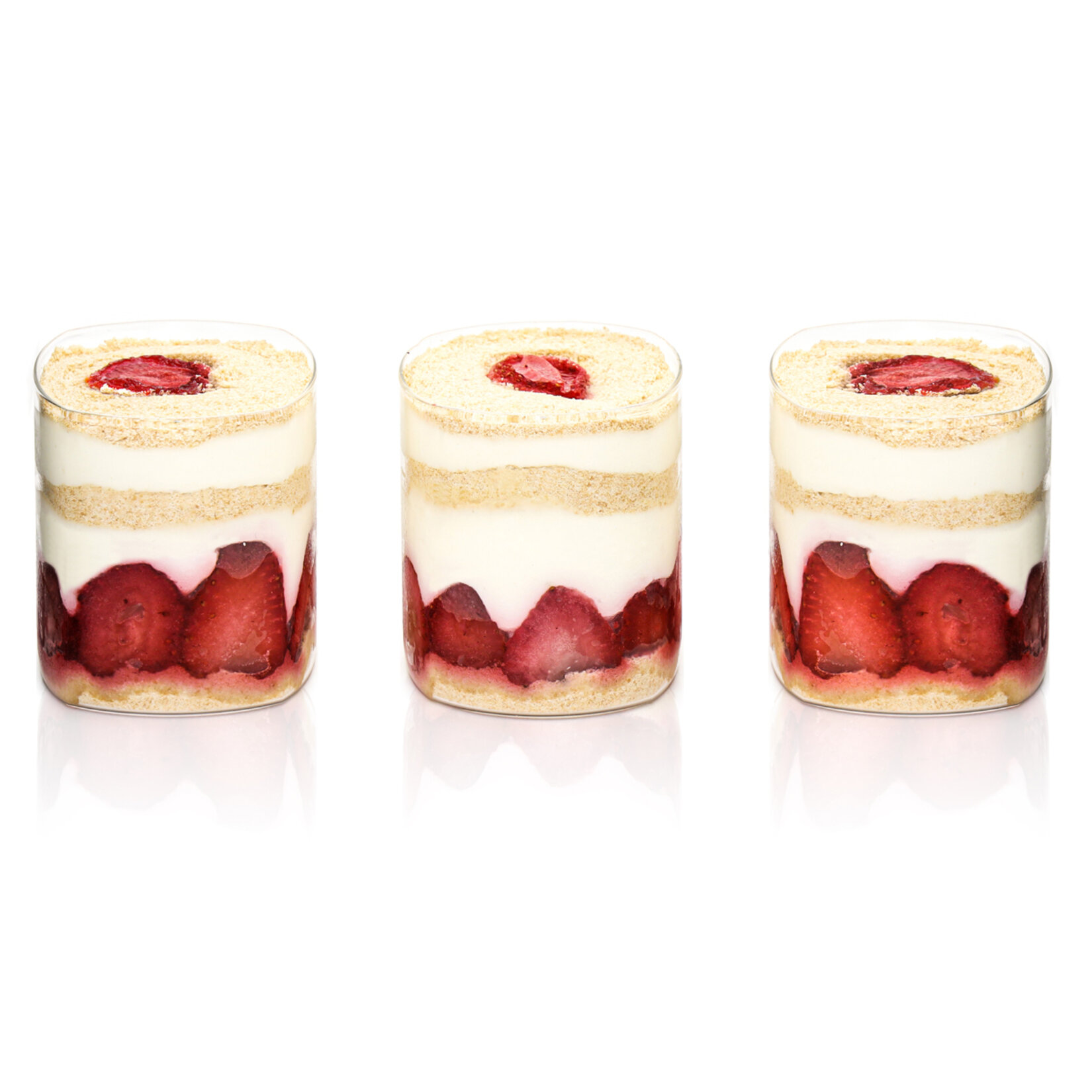 Cambu Borosilikat Magnolia Kase 3'lü Set 350 Ml