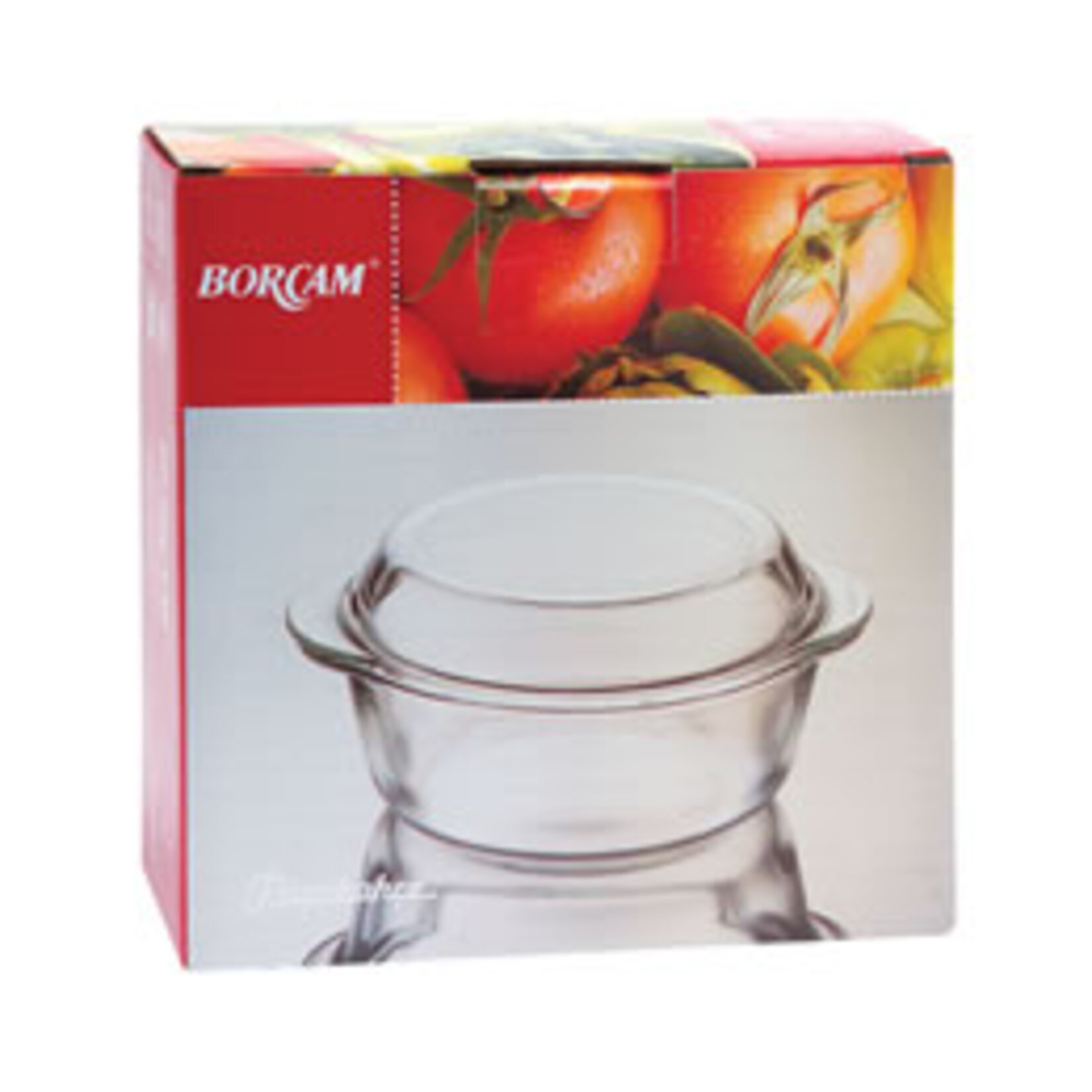 Paşabahçe Kapaklı Yuvarlak Tencere Borcam 1,5 L