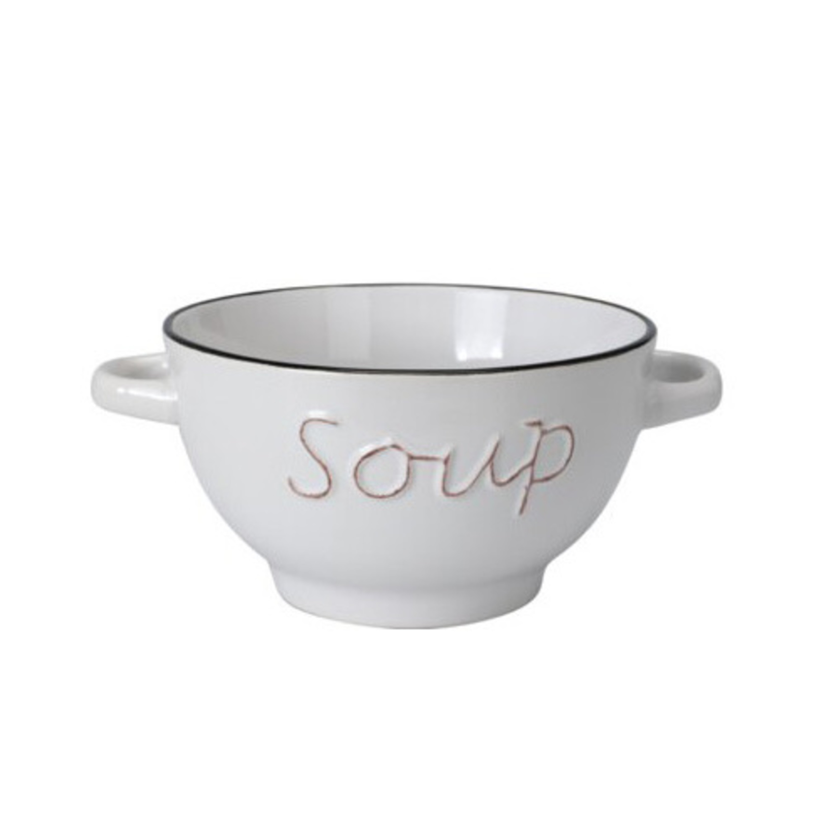 Koopman 2 Saplı Çorba Kasesi Taş 650 Ml