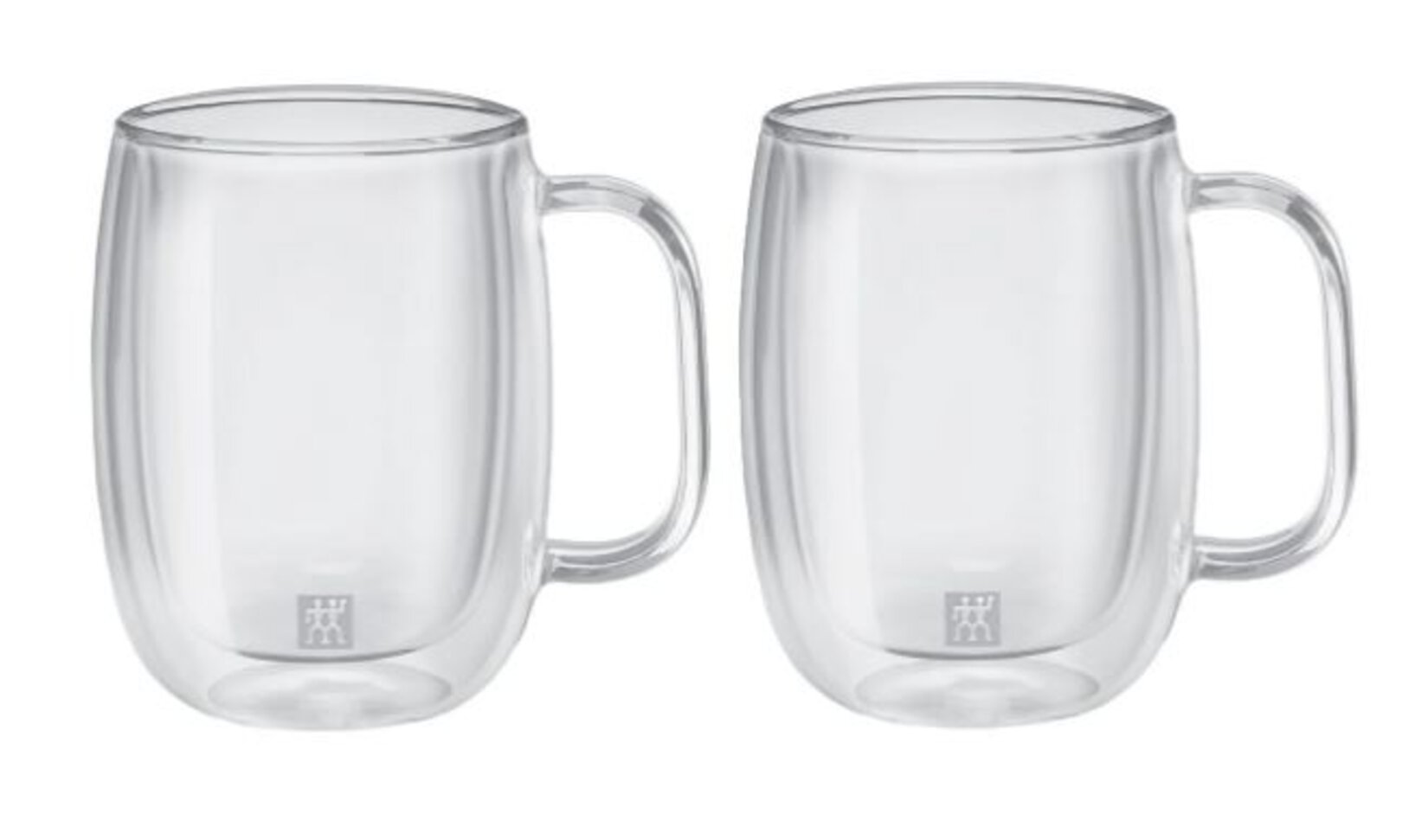 Zwilling Çift Camlı Kulplu Kahve 2'li Set
