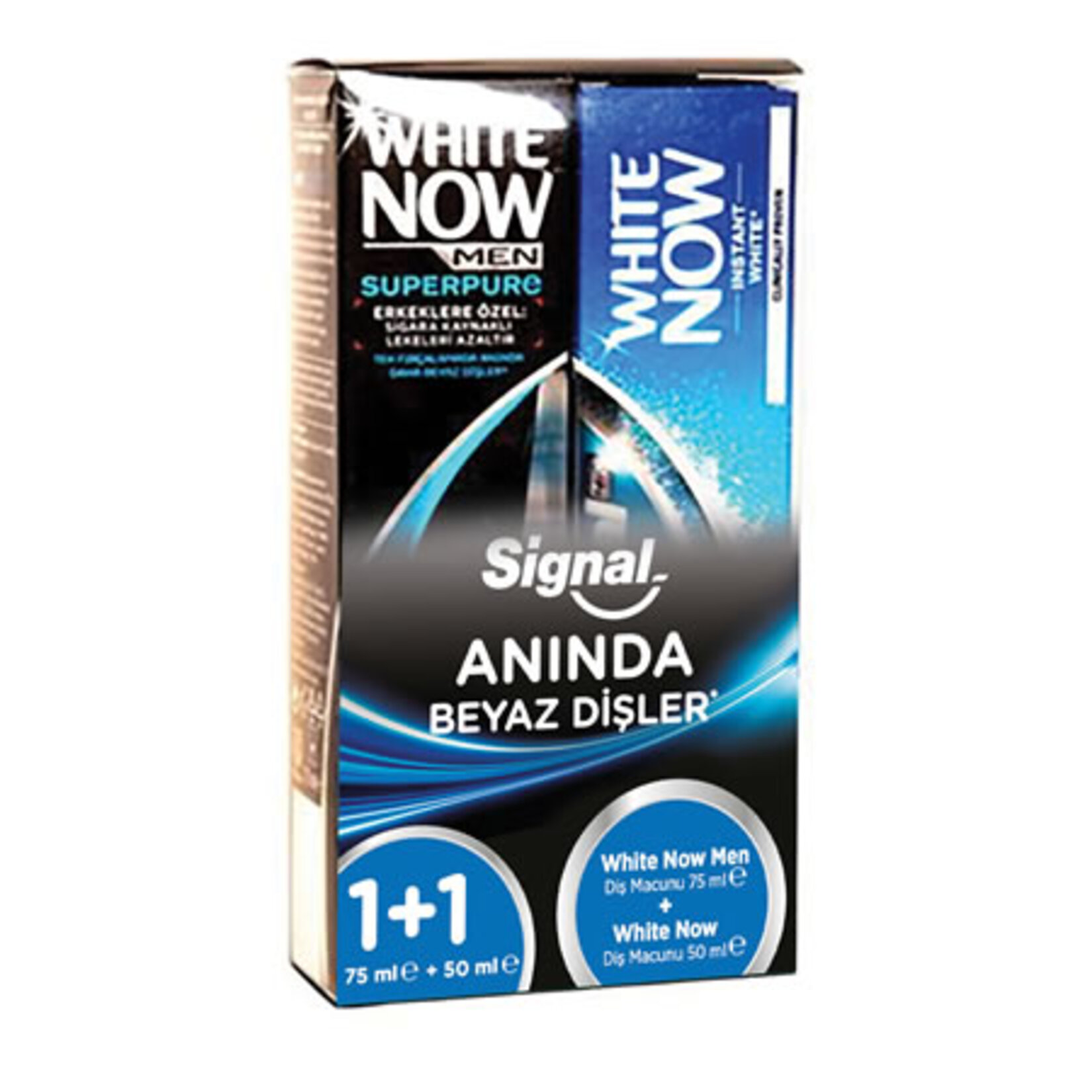 Sıgnal Diş Macunu Whıte Now Men 75 Ml+whıte Now 50 Ml