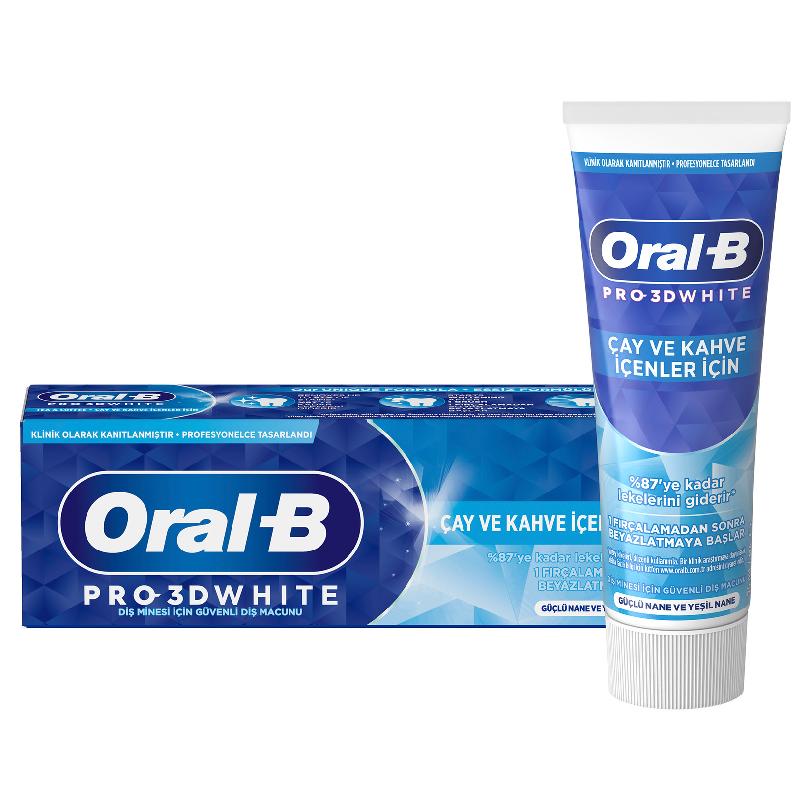 Oral-B 3D White Çay ve Kahve İçenler İçin Diş Macunu 75 Ml