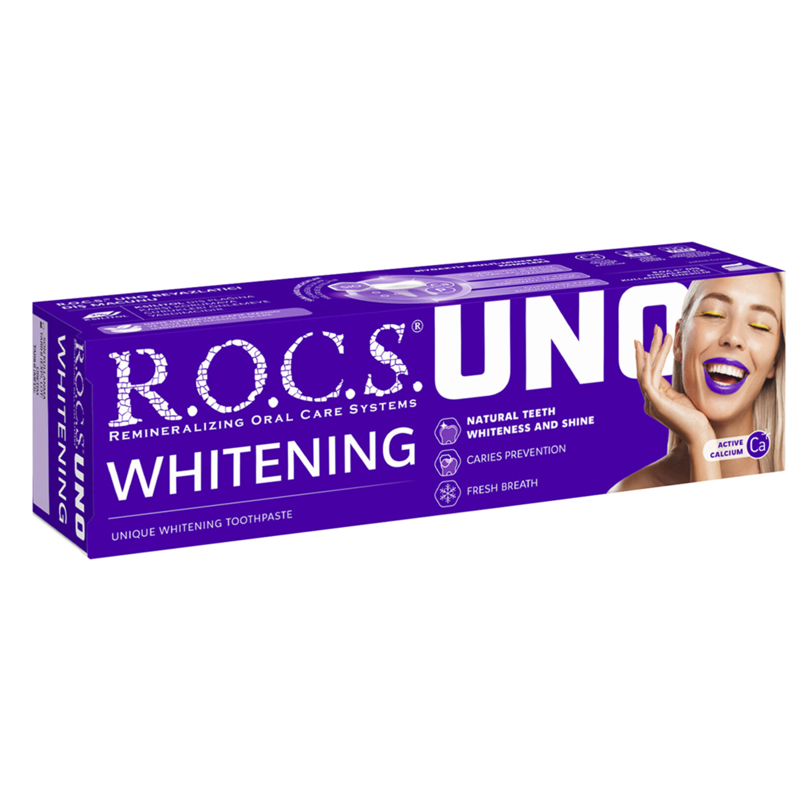 Rocs Uno Beyazlatıcı Diş Macunu 60Ml