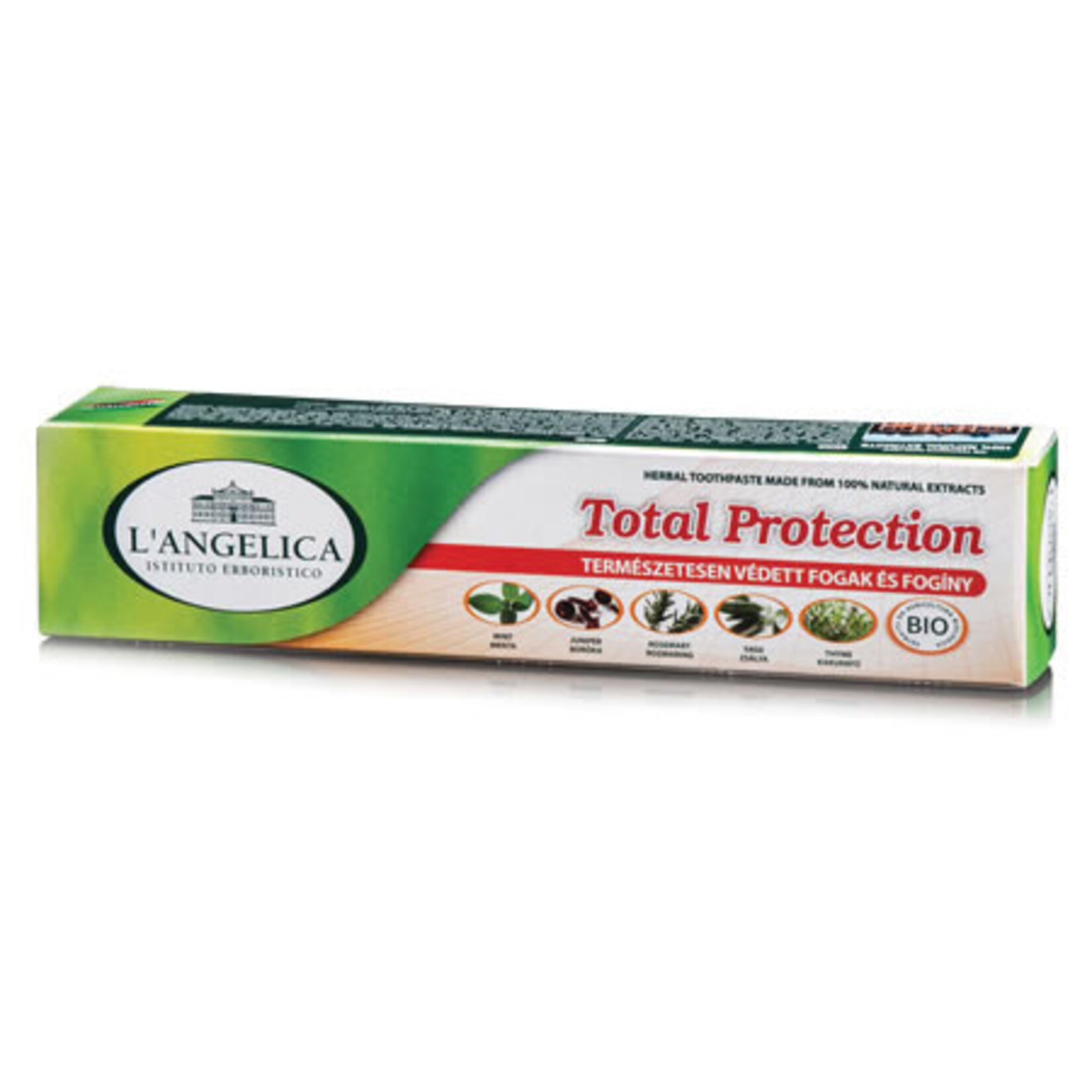 L'Angelica Organik İçerikli Total Koruma Diş Macunu 75 Ml