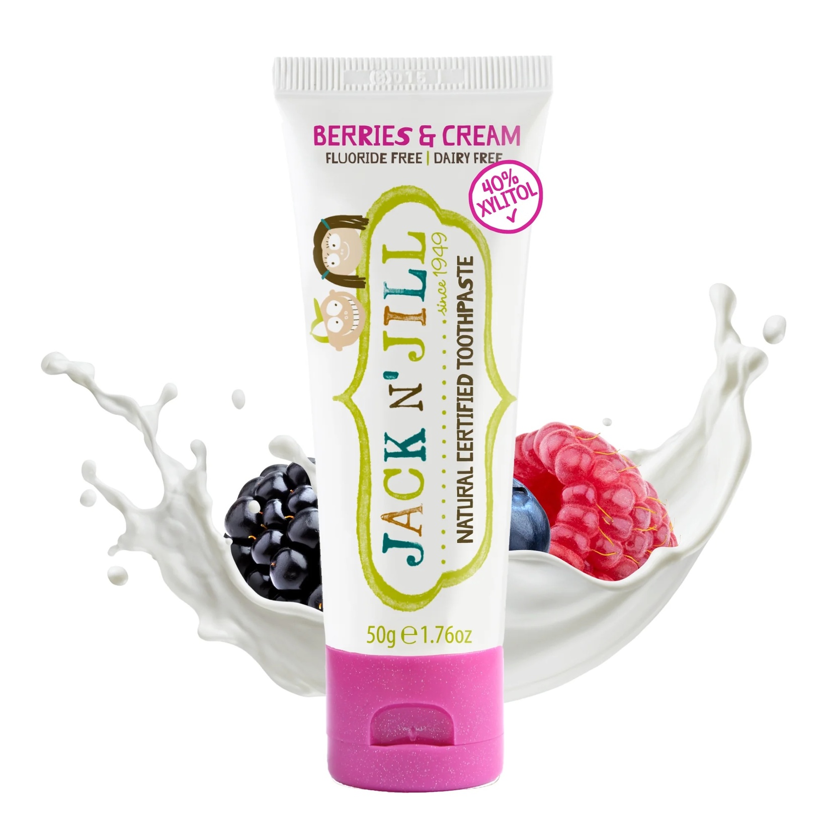 Jack N'Jill Doğal Diş Macunu Orman Meyveli ve Krema Aromalı 50 G