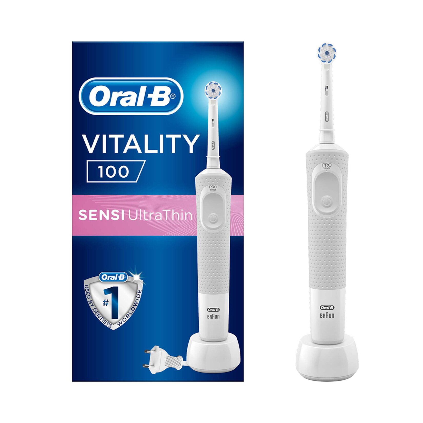 Oral-b Vıtalıty D100 Beyaz Şarjlı Diş Fırçası Sen.