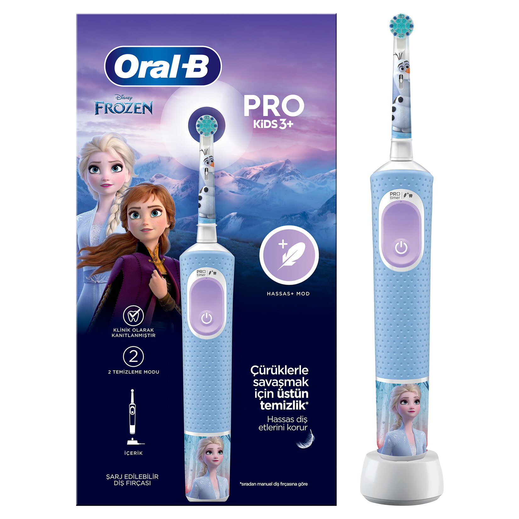 Oral-B Şarjlı Diş Fırçası Vitality Pro Çocuk Frozen