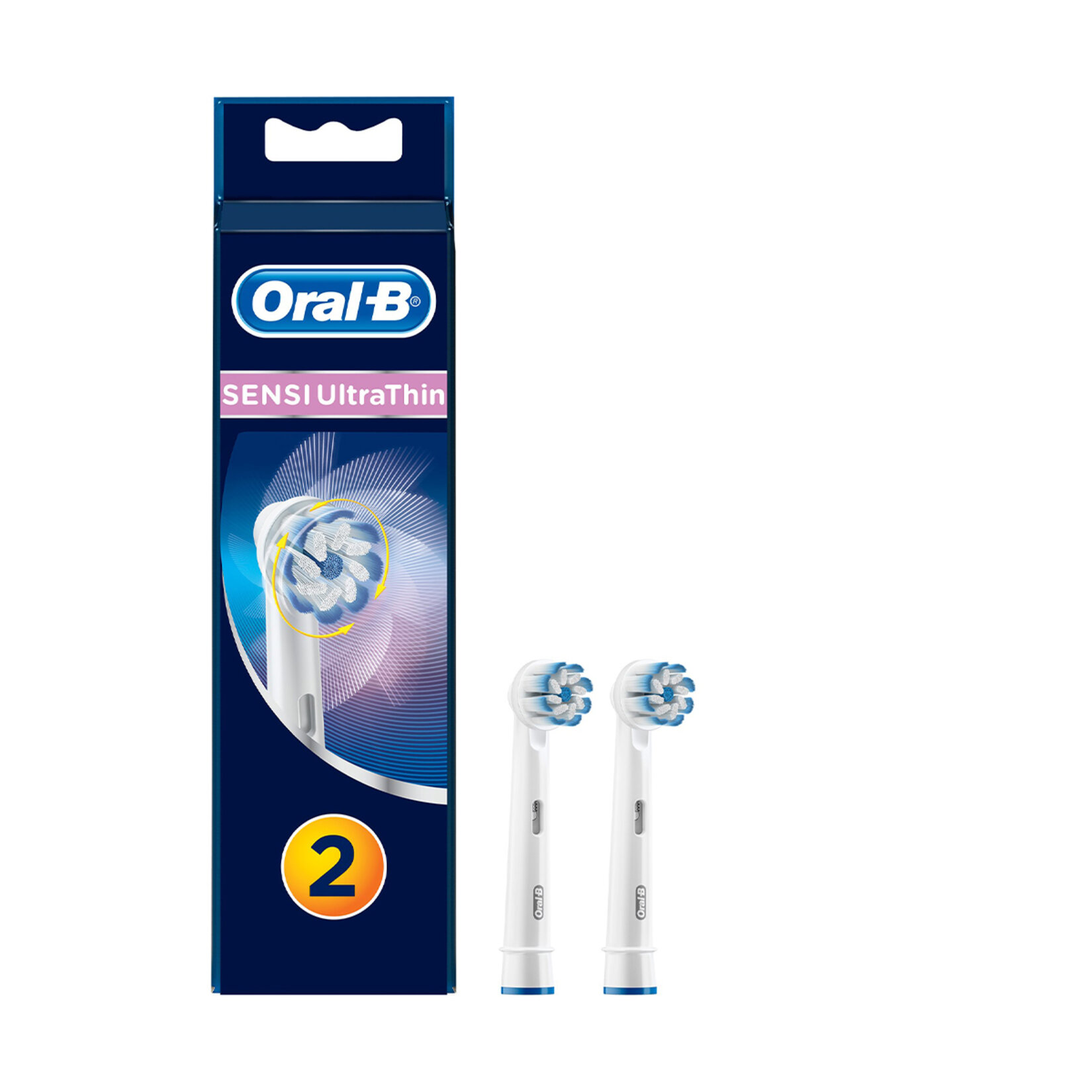 Oral-B Diş Fırçası Şarjlı Yedek Başlık Sensi Ultra Thin 2'li