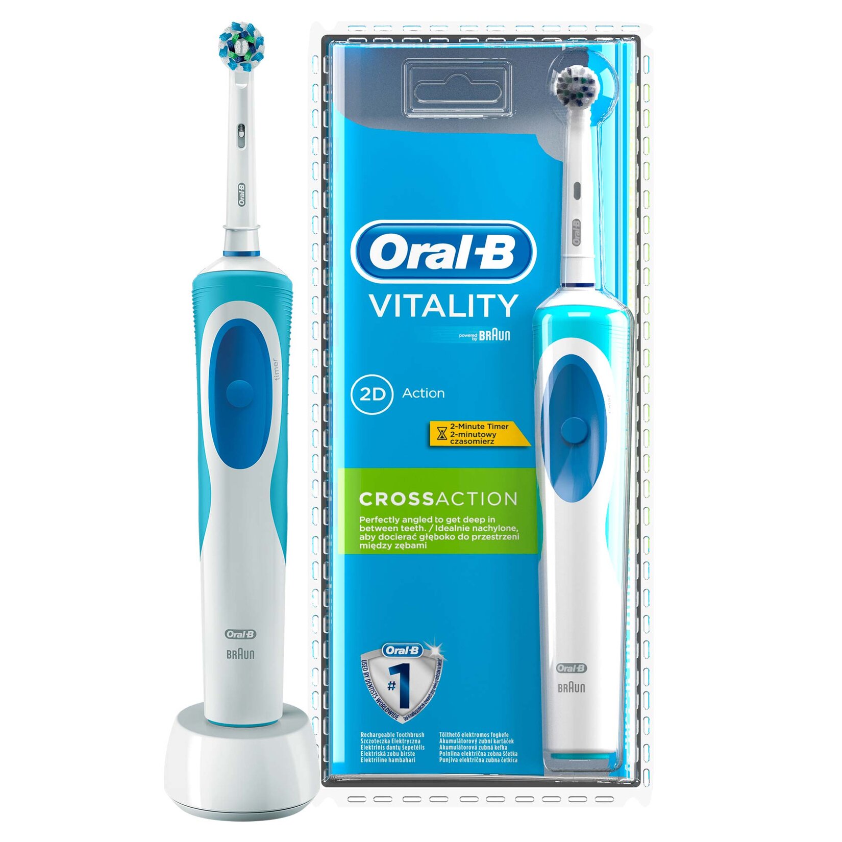 Oral-B Vitality Şarj Edilebilir Diş Fırçası Cross Action