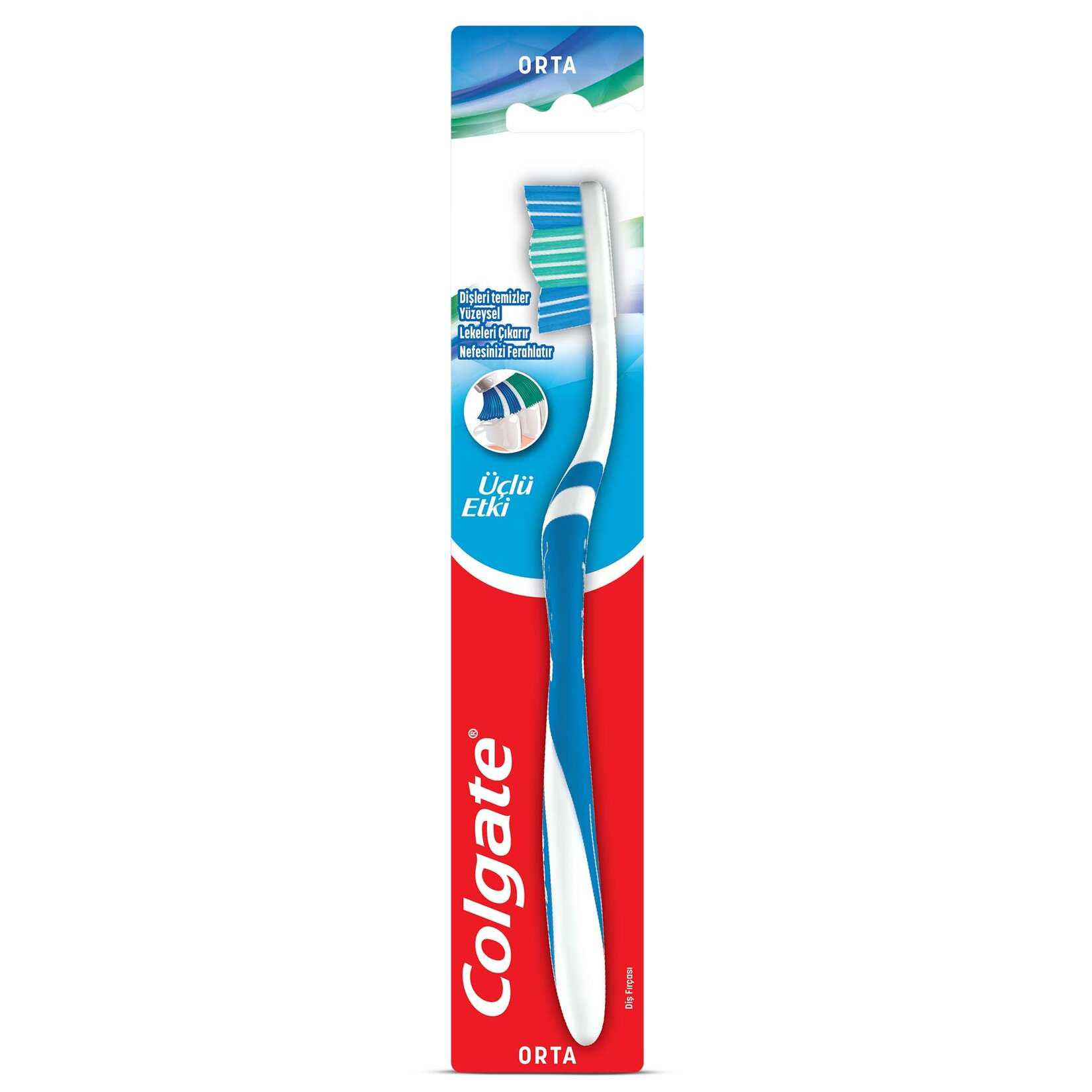 Colgate Üçlü Etki Orta Diş Fırçası