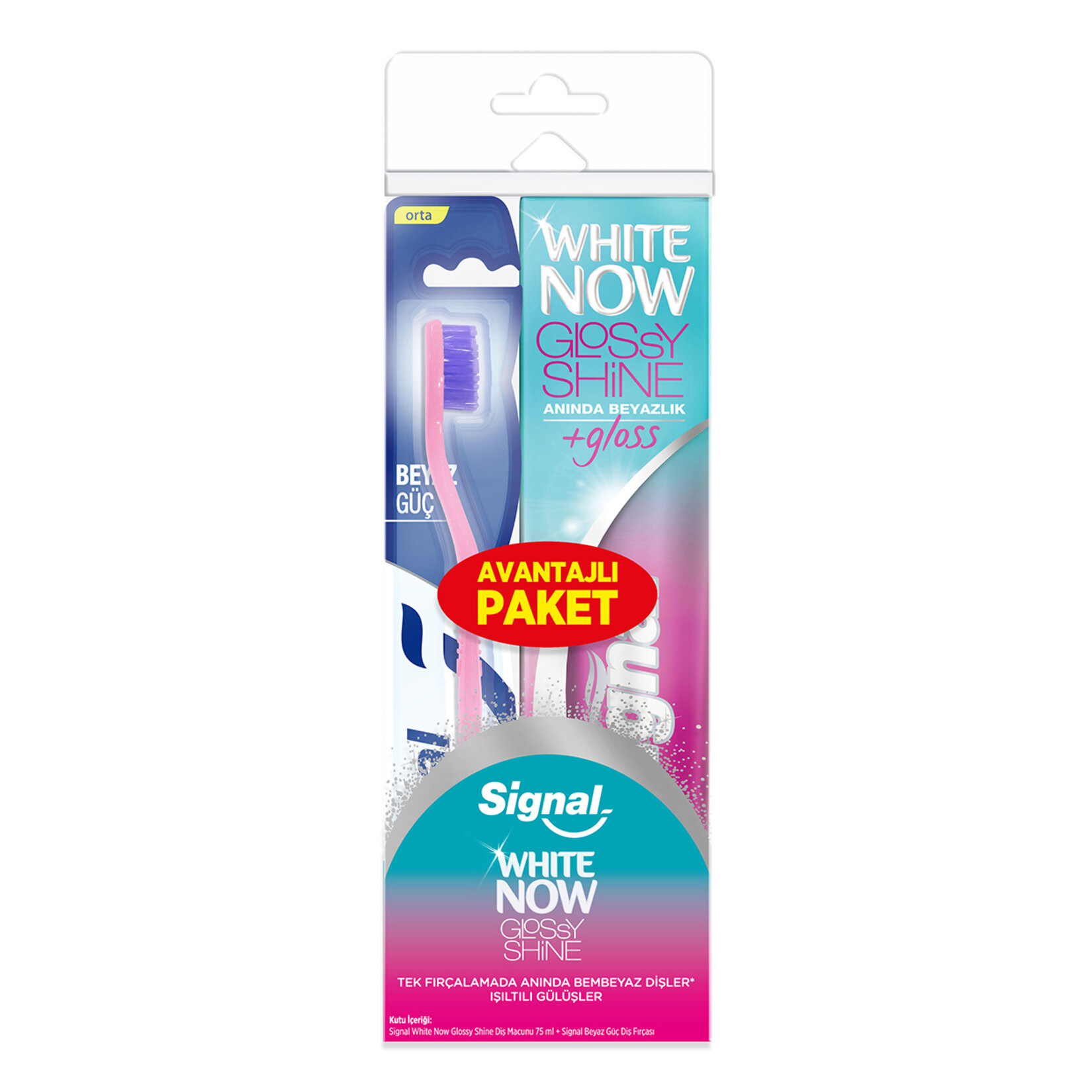 Signal White Now Glossy Shine 75Ml Beyaz Güç Fırça